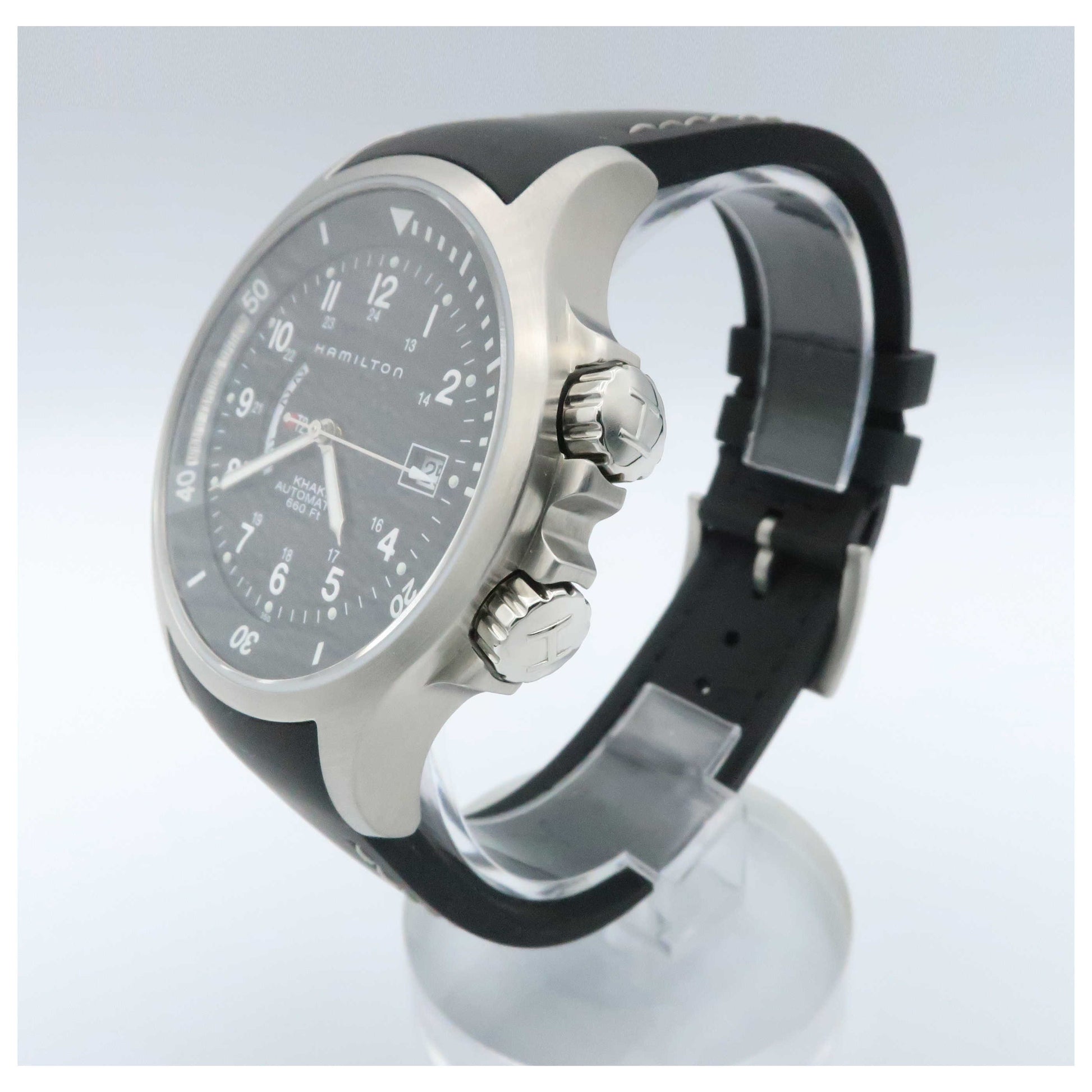 Hamilton Khaki Navy Men's Automatic Watch H77615333-PO - Image #4