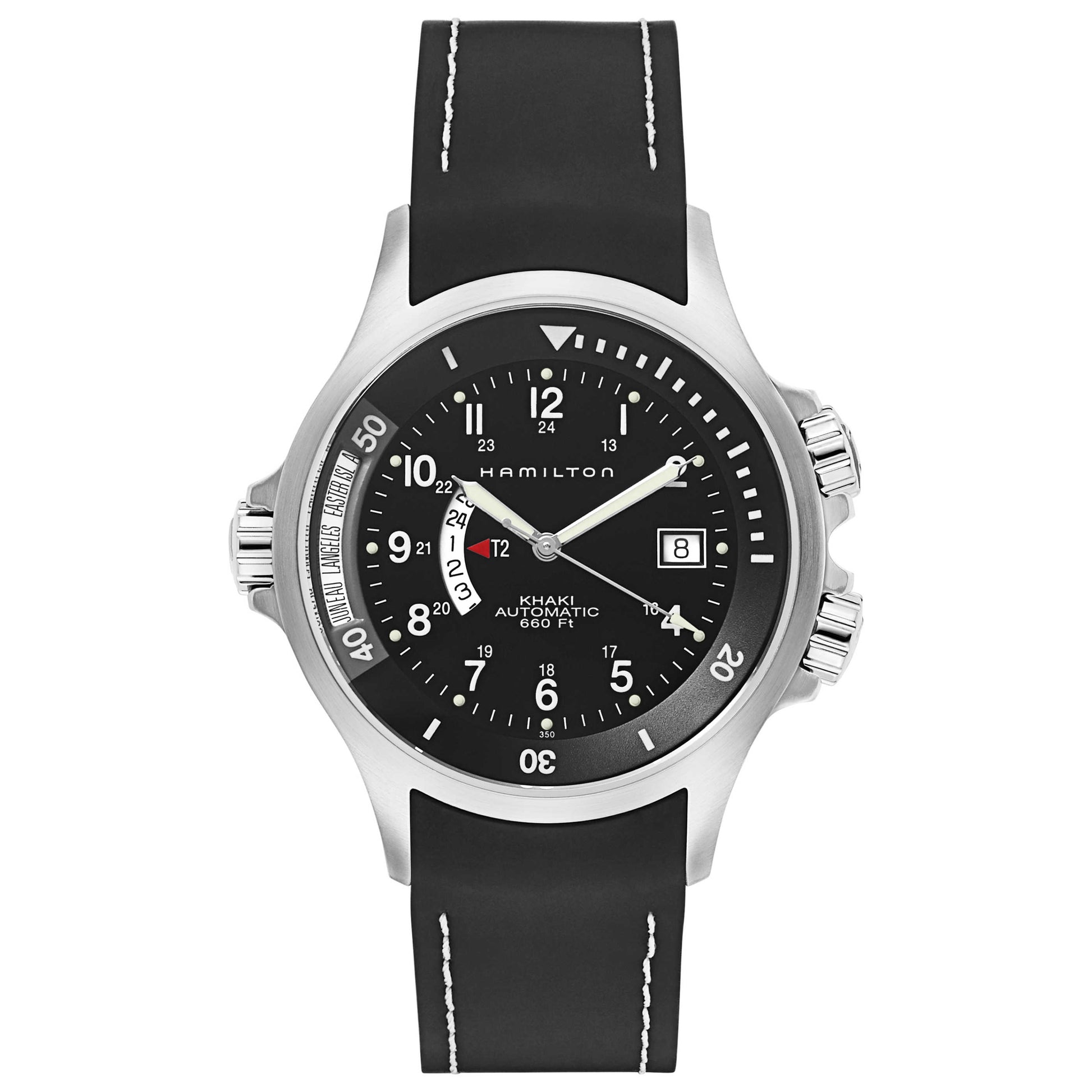 Front view of Hamilton Khaki Navy Men's Automatic Watch H77615333