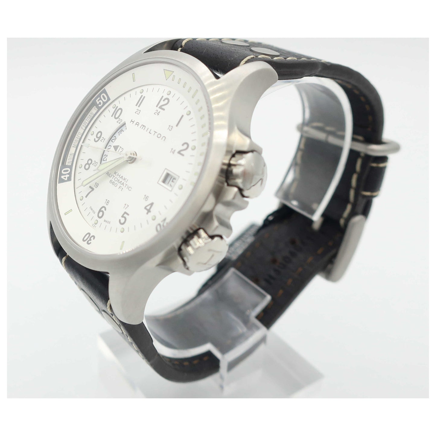 Hamilton Khaki Navy Men's Automatic Watch H77625853-SDV - Image #4