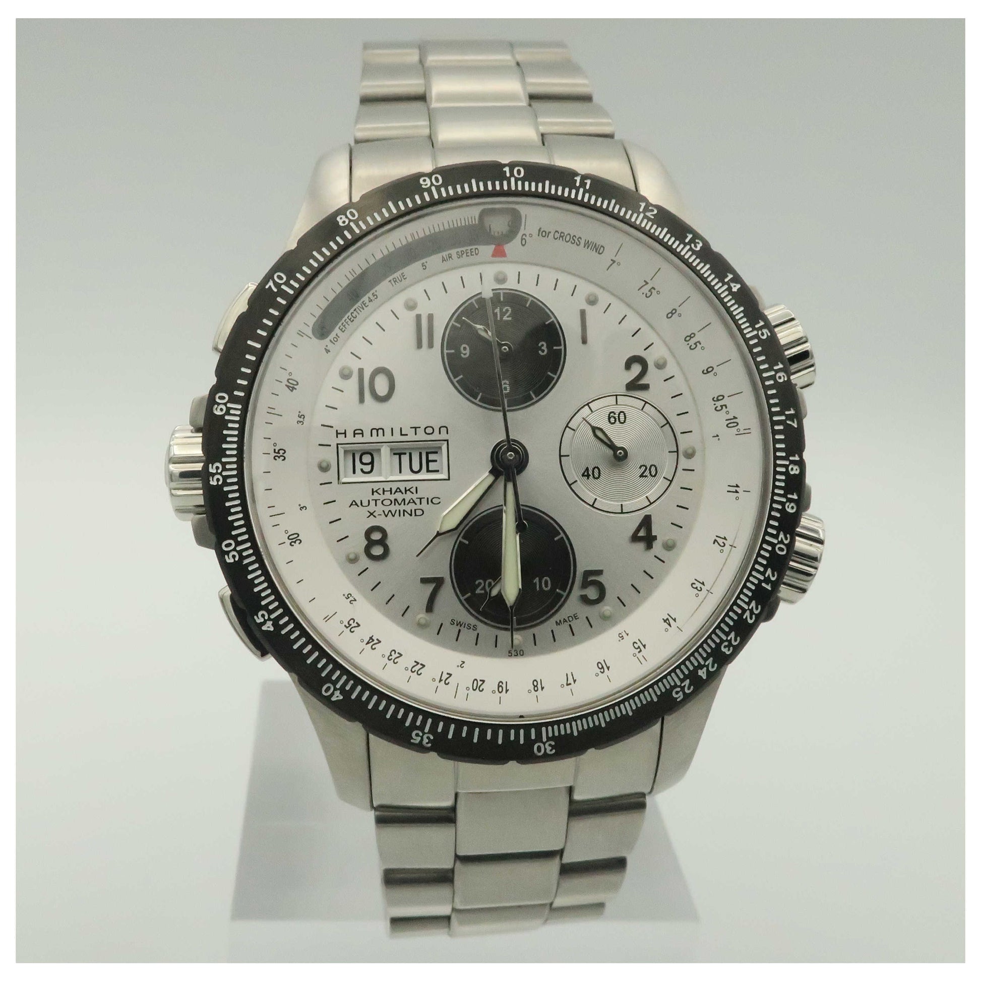 Front view of Hamilton Khaki Aviation Men's Automatic Watch H77626153-PO
