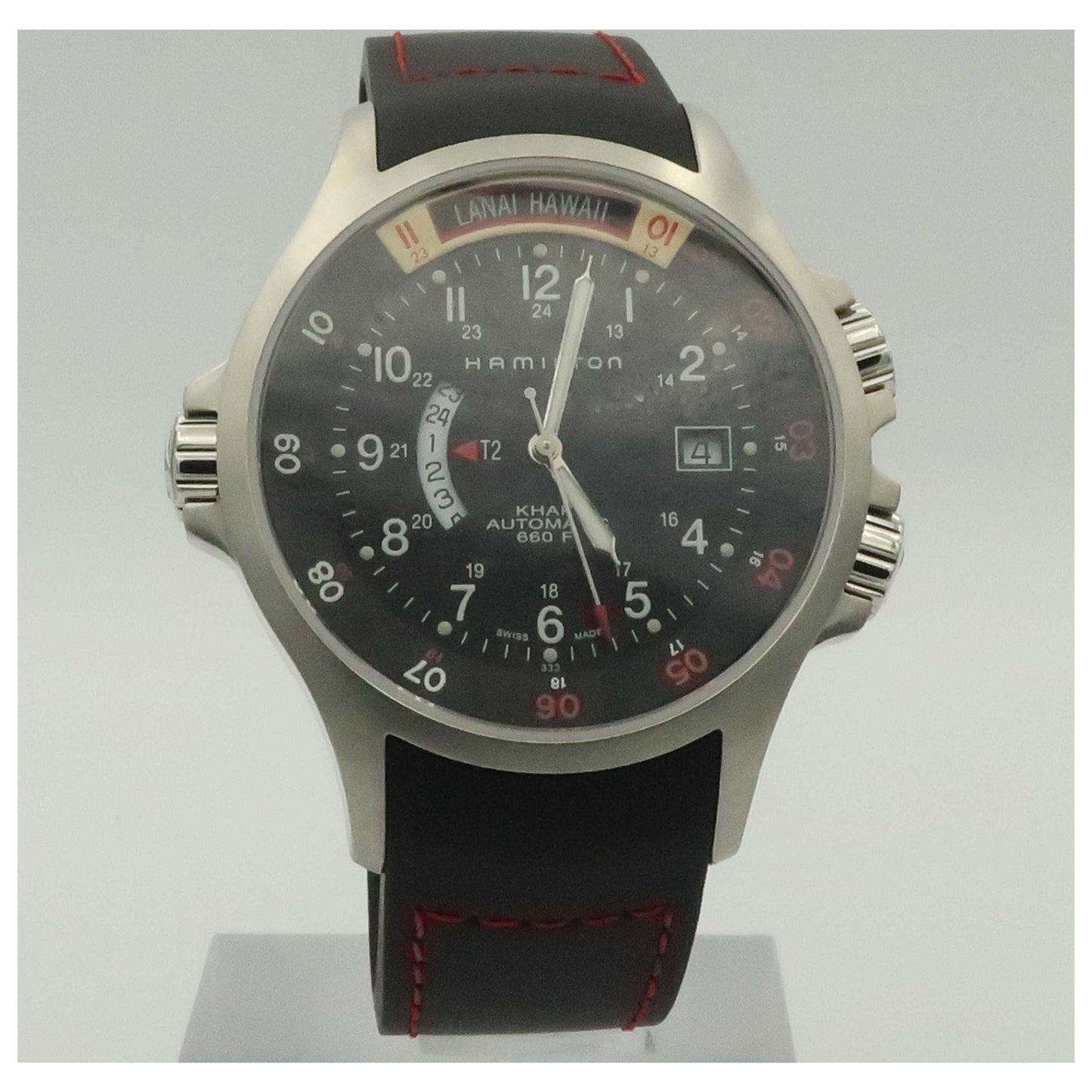Front view of Hamilton Khaki Navy Men's Automatic Watch H77635333-SDV