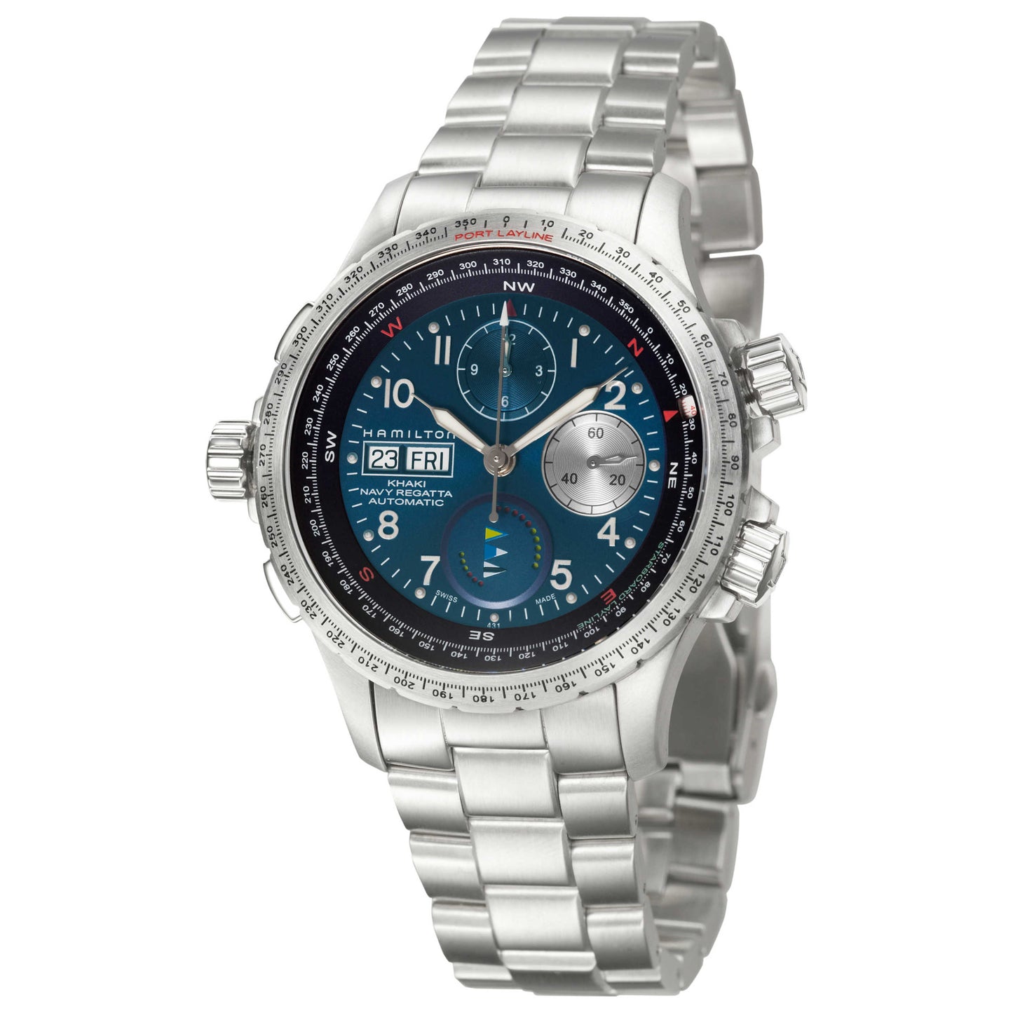 Front view of Hamilton Khaki Navy Men's Automatic Watch H77636143