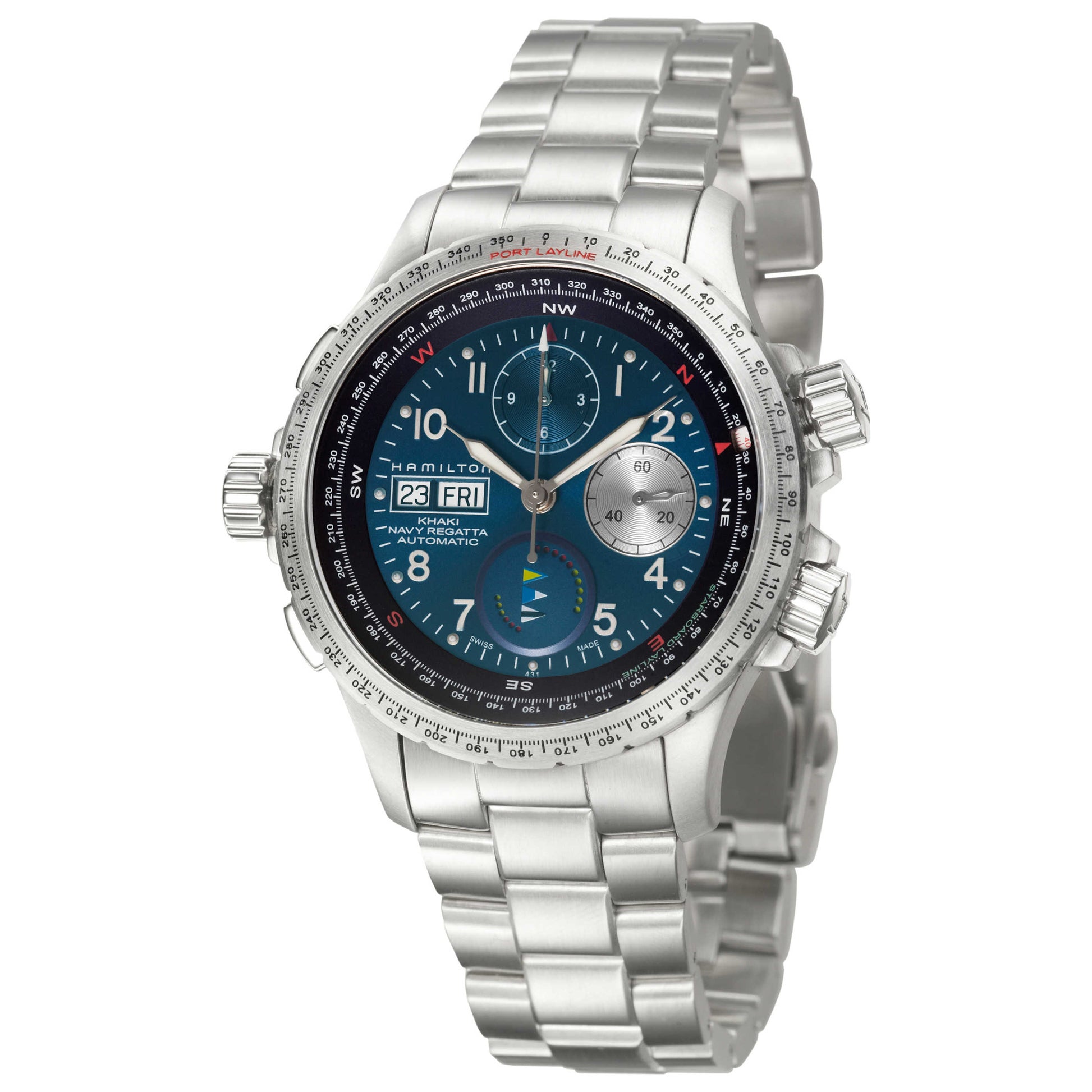 Front view of Hamilton Khaki Navy Men's Automatic Watch H77636143