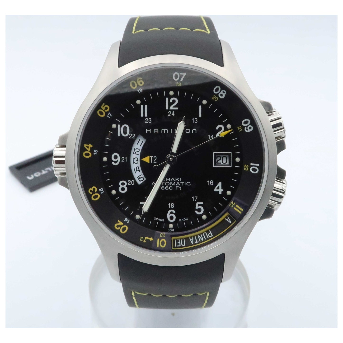 Front view of Hamilton Khaki Navy Men's Automatic Watch H77645333-SDV