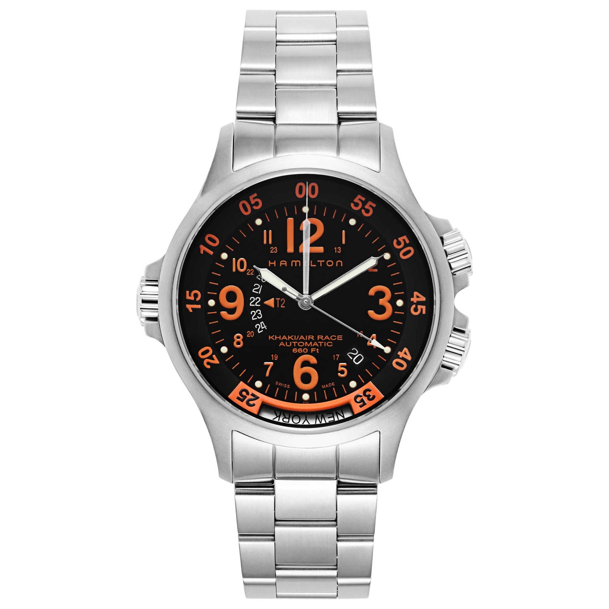 Front view of Hamilton Khaki Aviation Men's Automatic Watch H77665173
