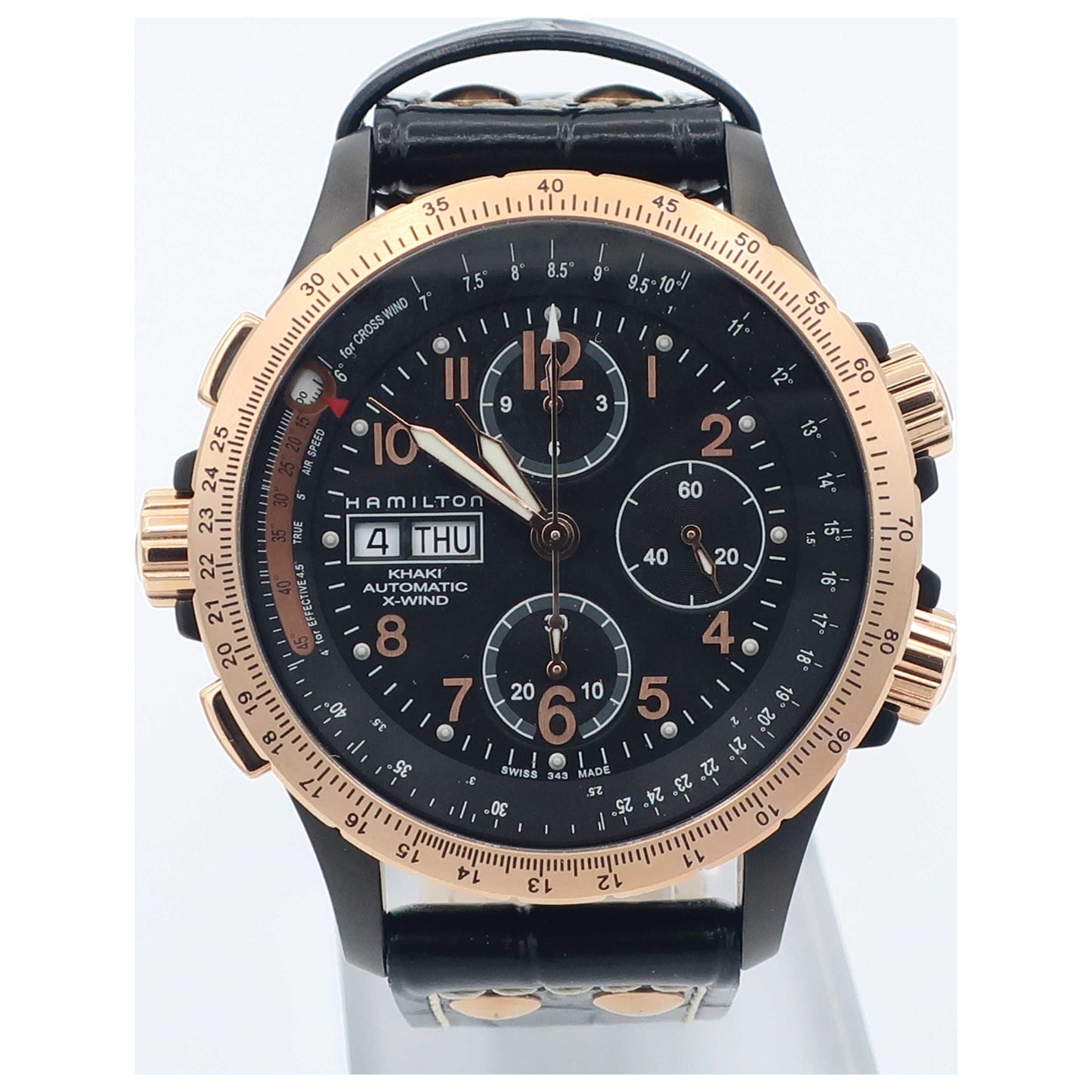 Front view of Hamilton Khaki Aviation Men's Automatic Watch H77676733-SD