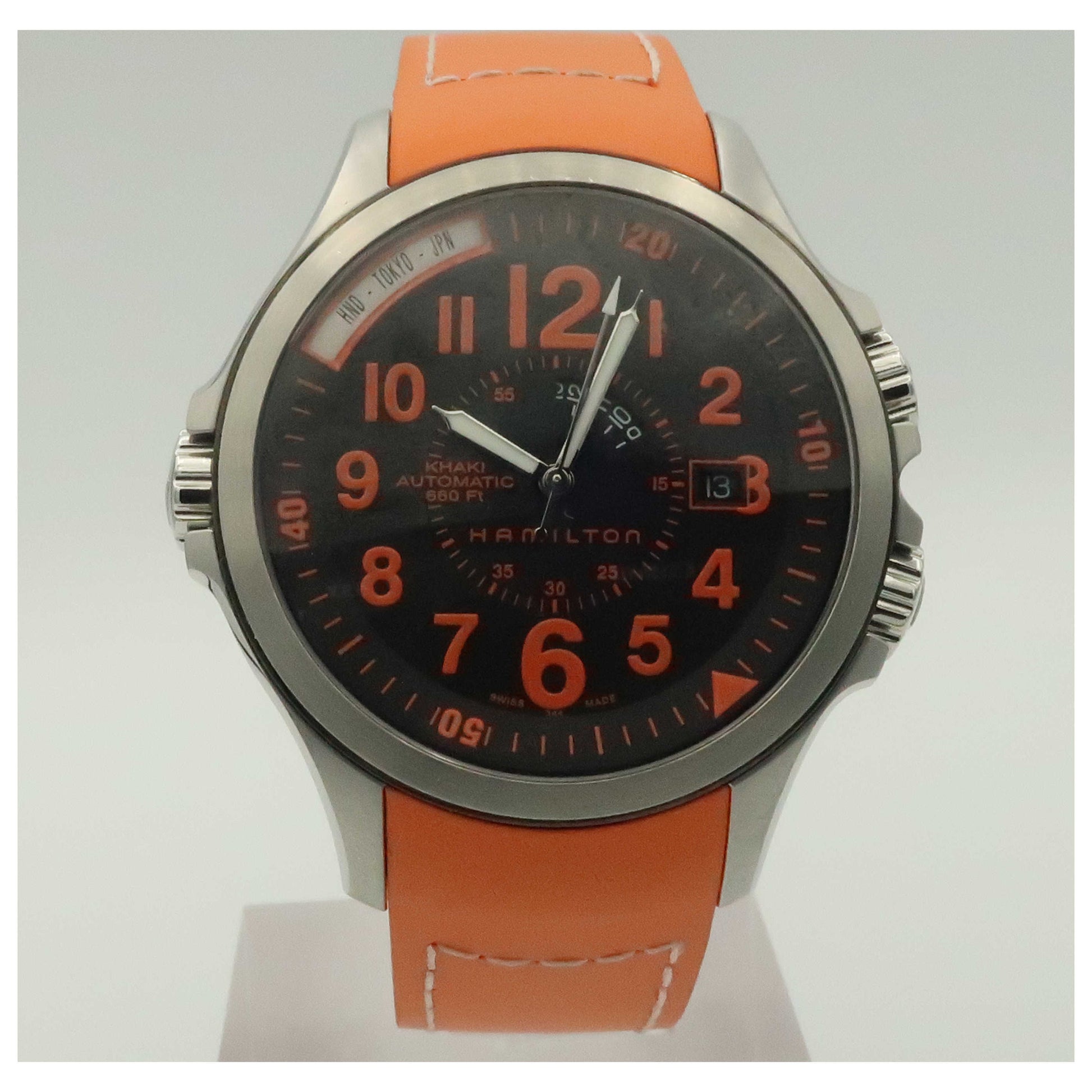 Front view of Hamilton Khaki Aviation Men's Automatic Watch H77695833-SDV