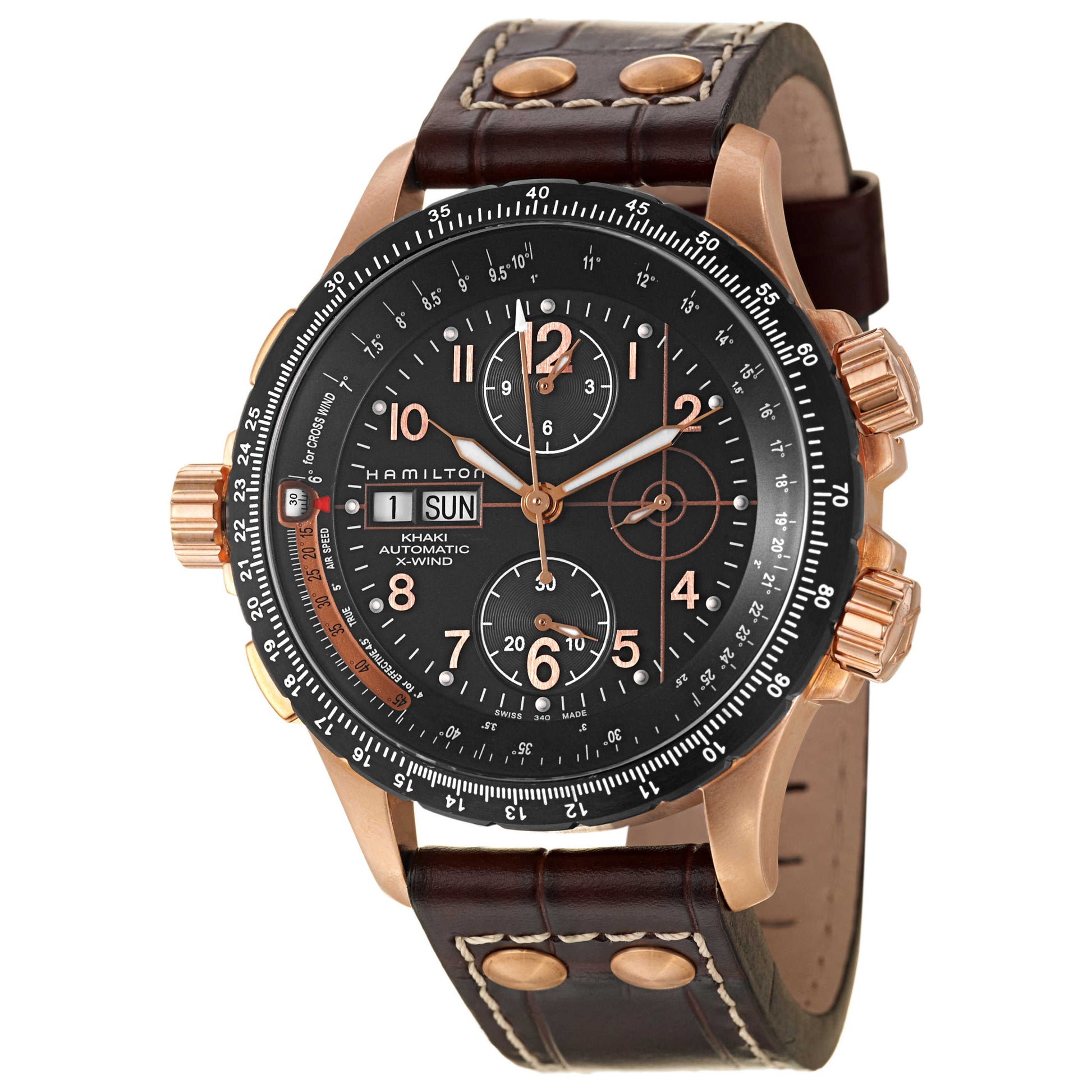 Front view of Hamilton Khaki Aviation Men's Automatic Watch H77696533