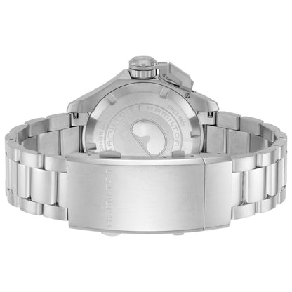 Back view of Hamilton Khaki Navy Men's Automatic Watch H77705145