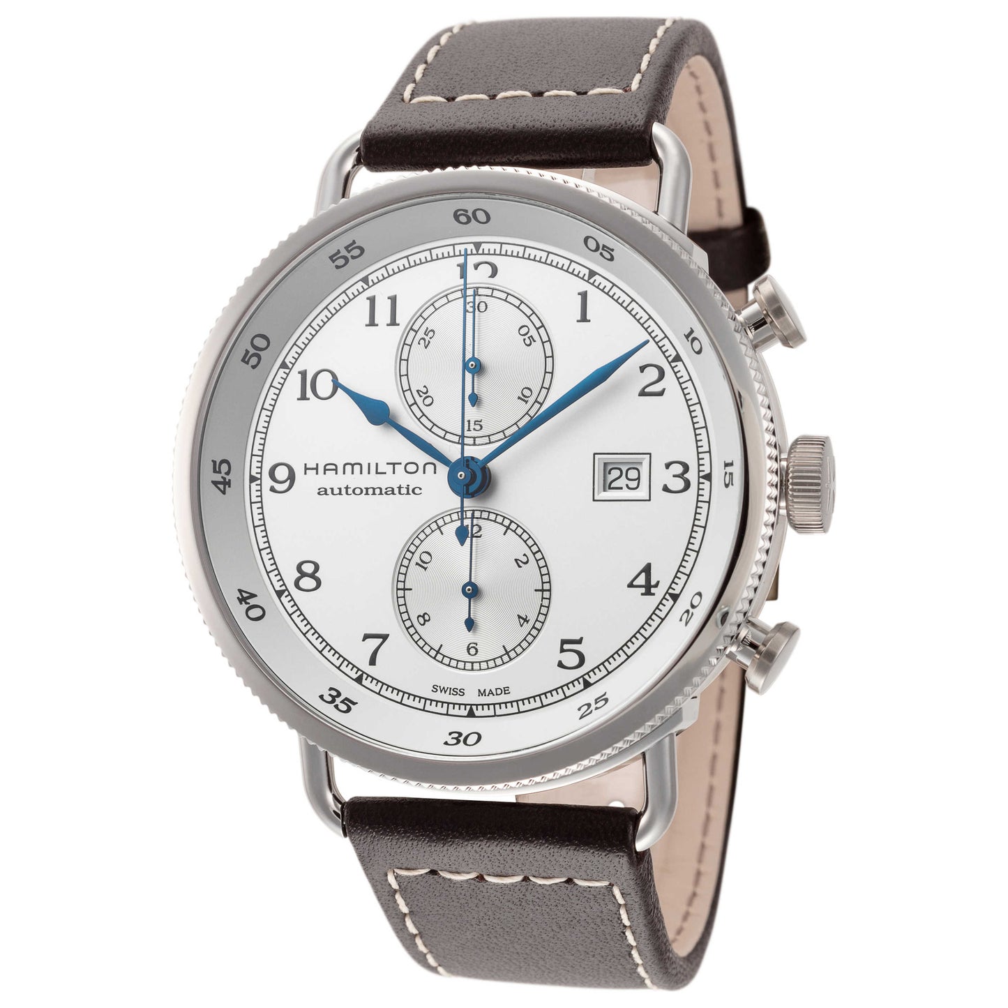 Front view of Hamilton Khaki Navy Men's Automatic Watch H77706553