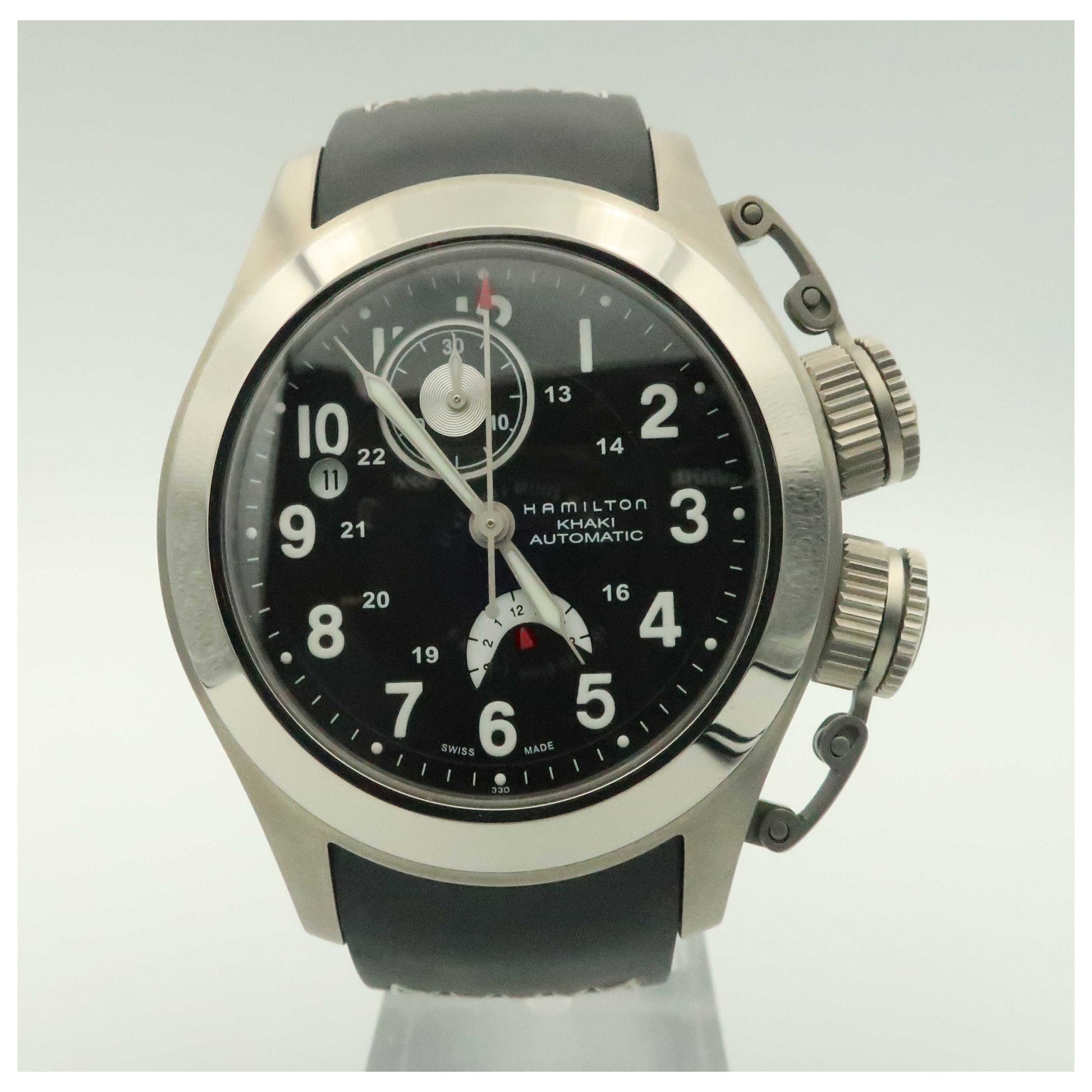 Front view of Hamilton Khaki Navy Men's Automatic Watch H77716333-SDV