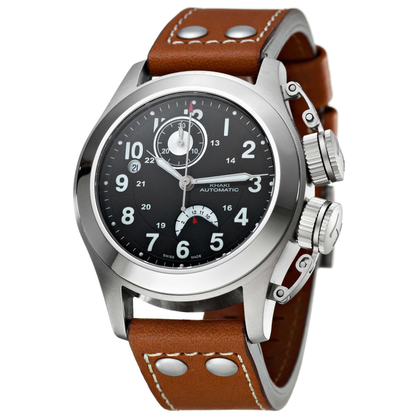 Front view of Hamilton Khaki Navy Men's Automatic Watch H77716533