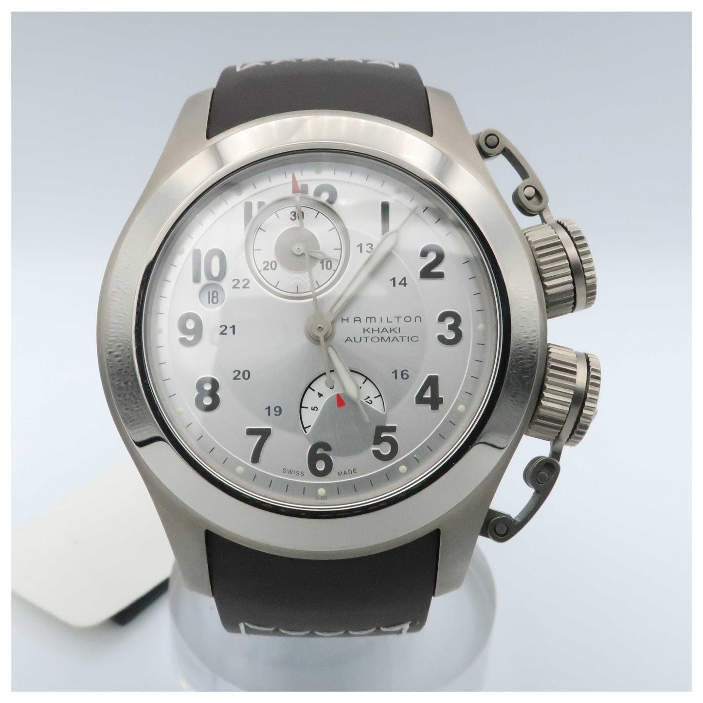 Front view of Hamilton Khaki Navy Men's Automatic Watch H77716853-PO