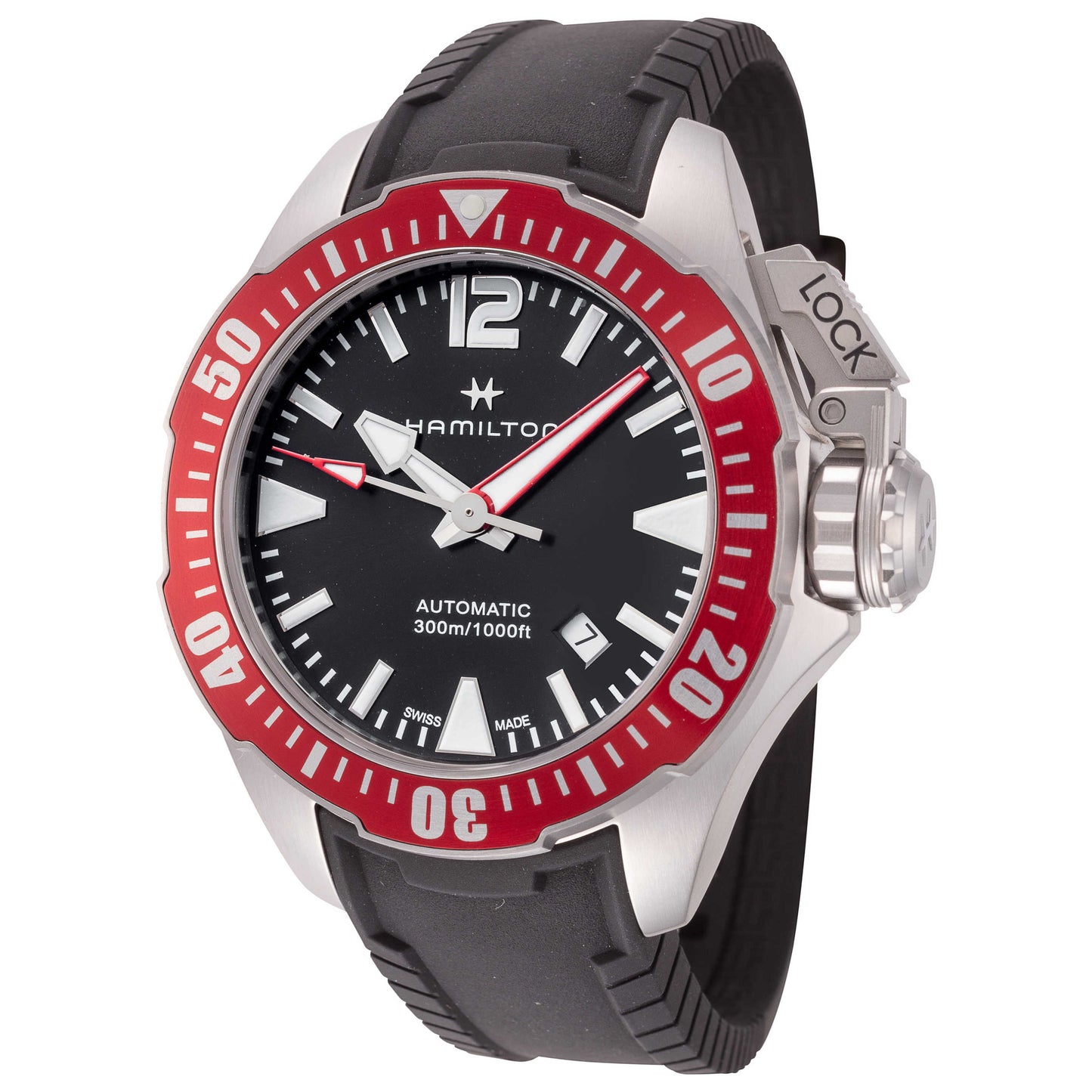 Front view of Hamilton Khaki Navy Men's Automatic Watch H77725335