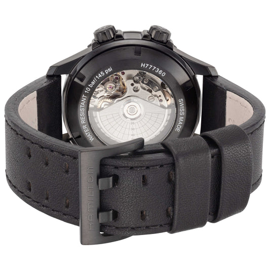 Back view of Hamilton Khaki Aviation Men's Automatic Watch H77736733