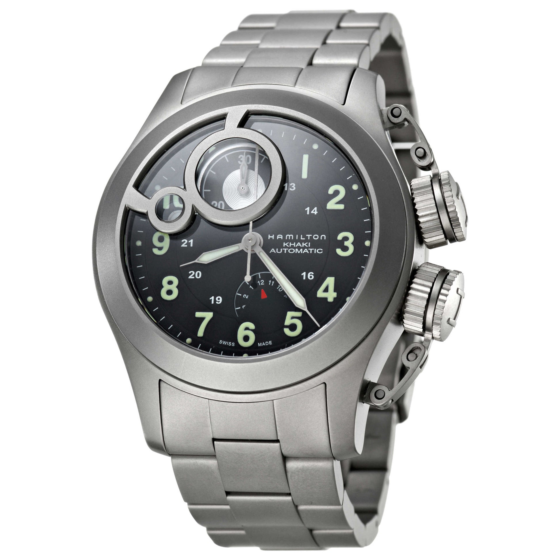 Front view of Hamilton Khaki Navy Men's Automatic Watch H77746133