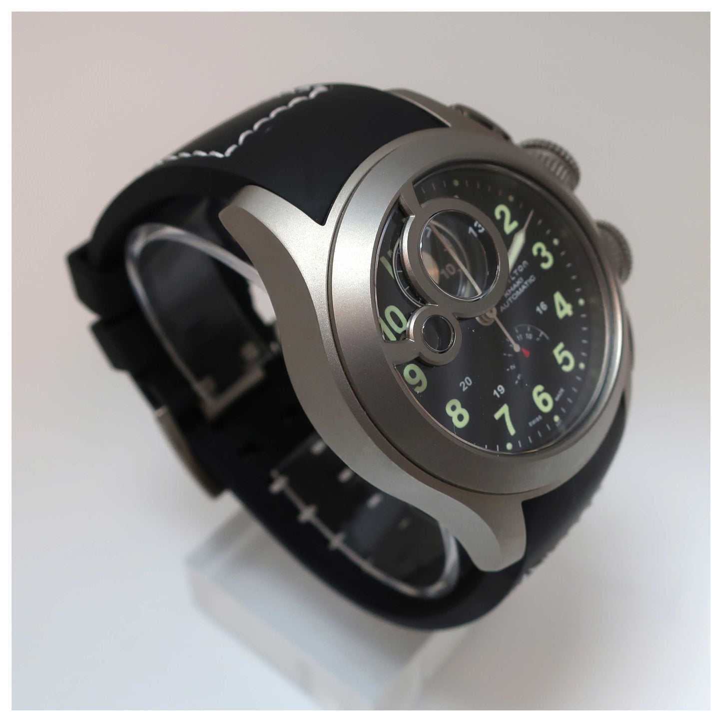 Hamilton Khaki Navy Men's Automatic Watch H77746333-SD - Image #3