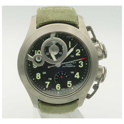 Front view of Hamilton Khaki Navy Men's Automatic Watch H77746933-PO