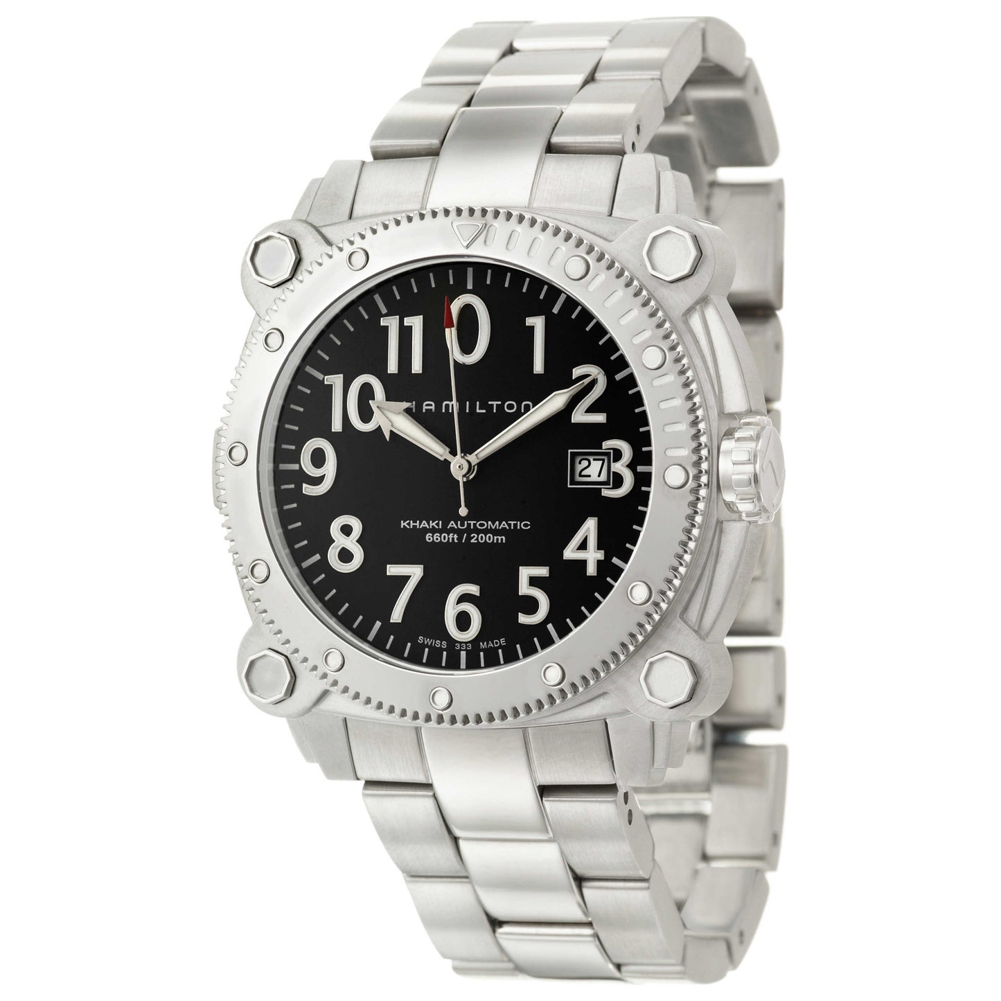 Front view of Hamilton Khaki Navy Men's Automatic Watch H78555133