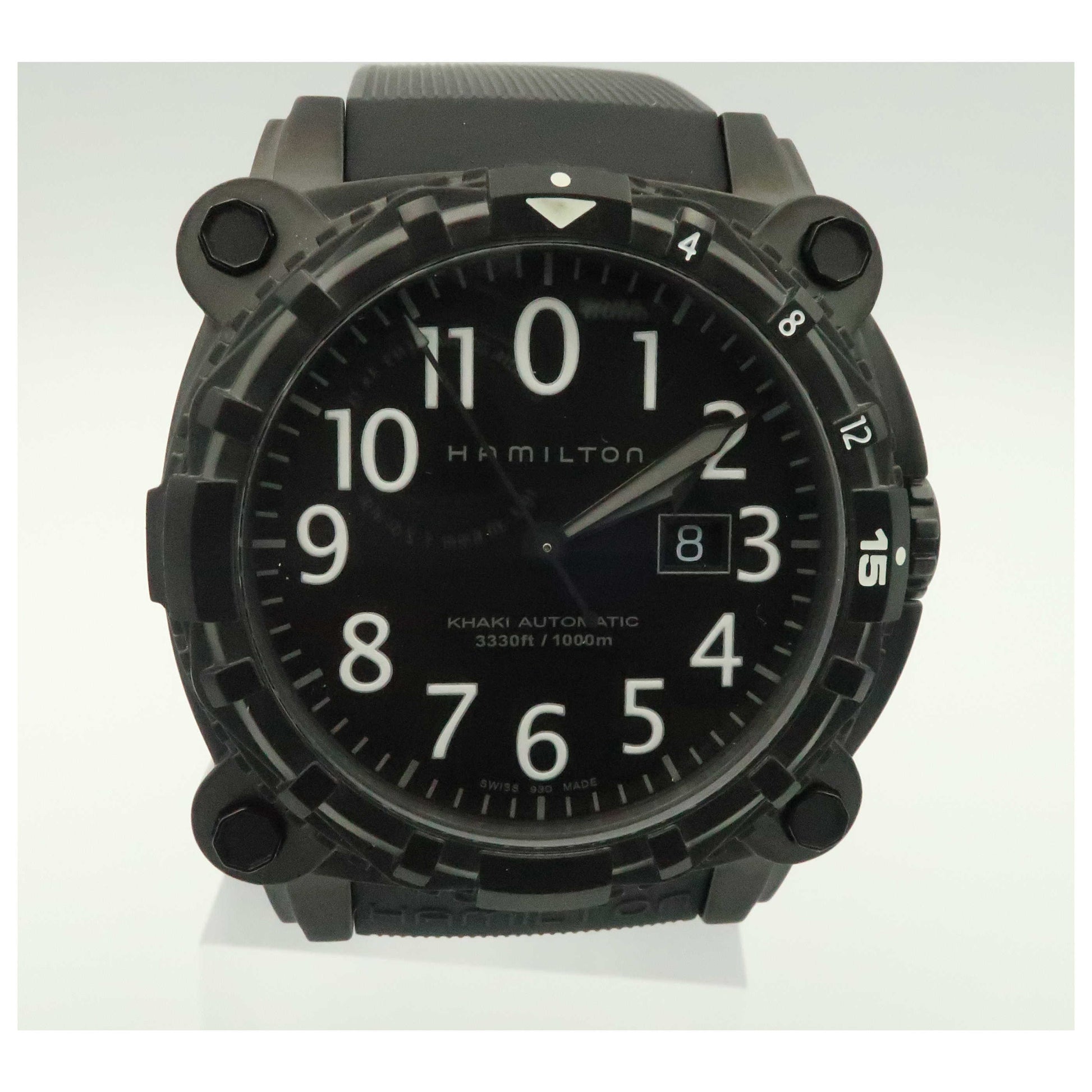 Front view of Hamilton Khaki Navy Men's Automatic Watch H78575383-PO
