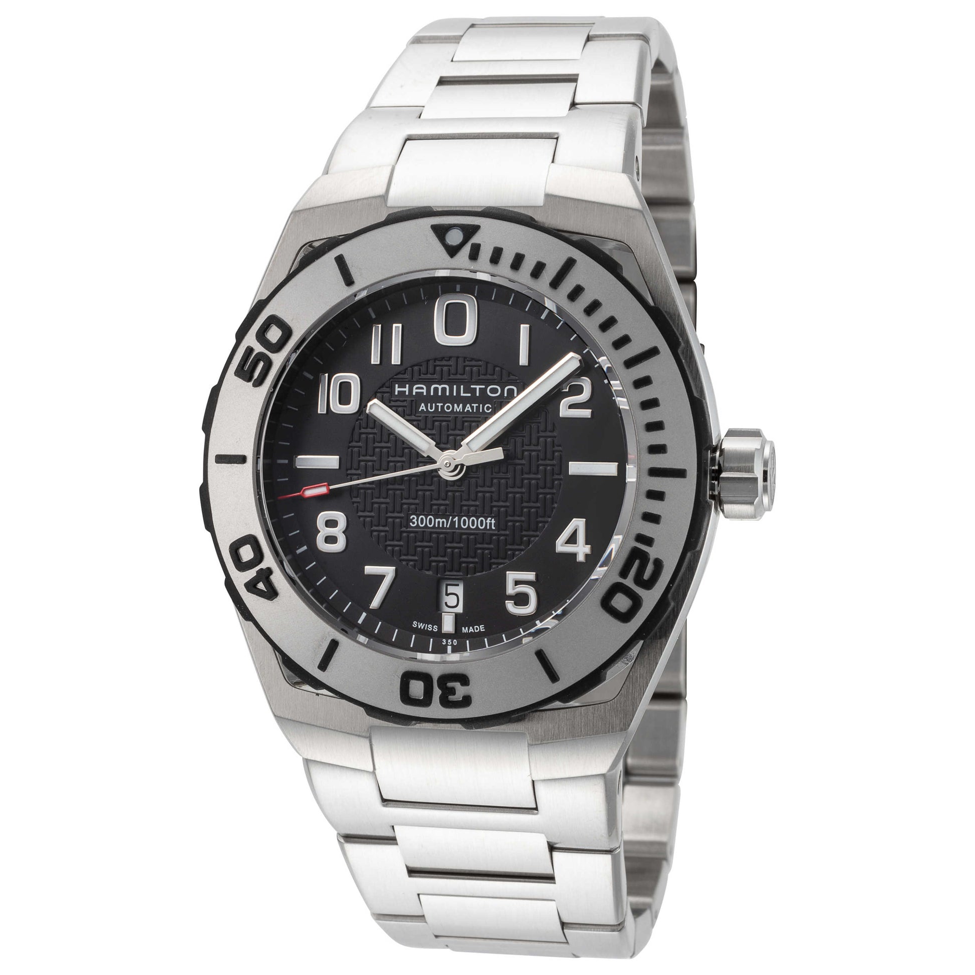 Front view of Hamilton Khaki Navy Men's Automatic Watch H78615135