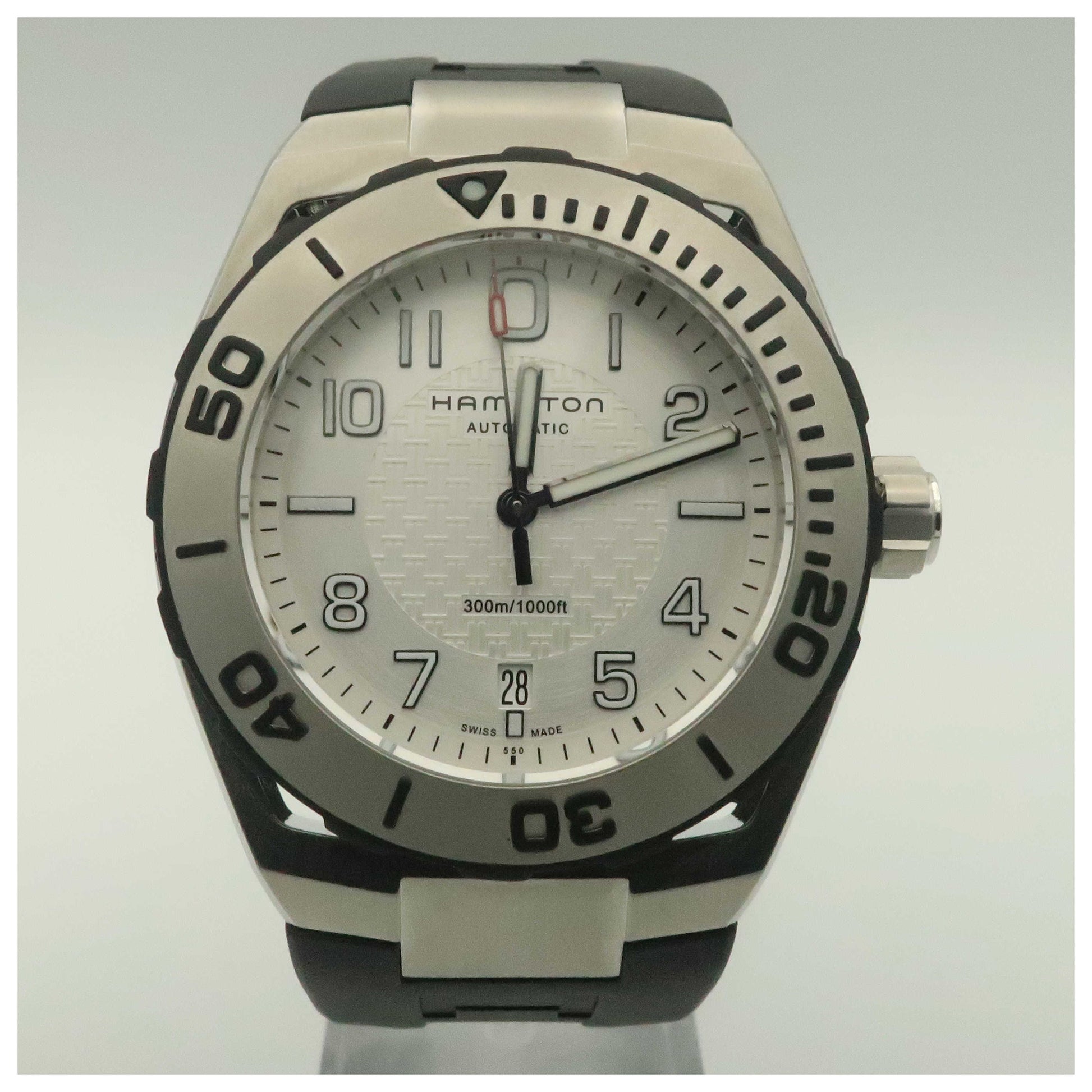 Front view of Hamilton Khaki Navy Men's Automatic Watch H78615355-PO