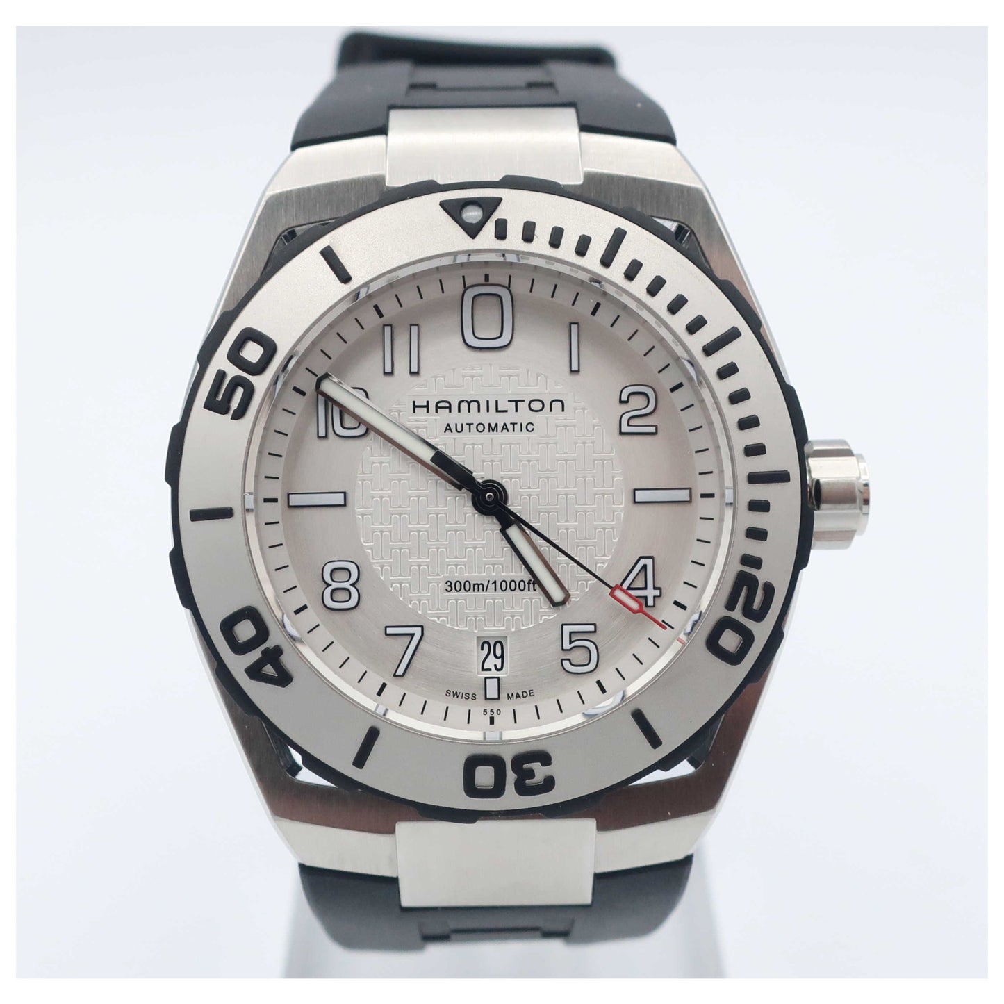 Front view of Hamilton Khaki Navy Men's Automatic Watch H78615355-SD