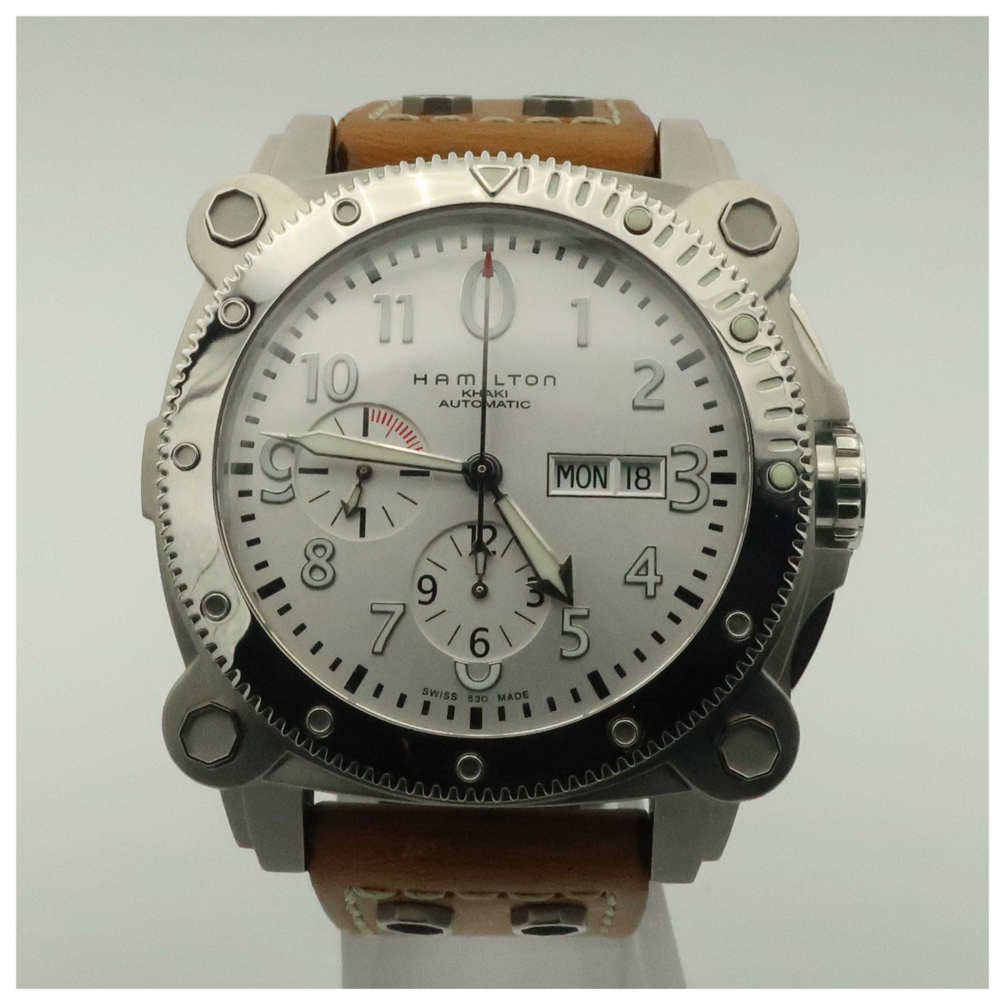 Front view of Hamilton Khaki Navy Men's Automatic Watch H78616553-SDV