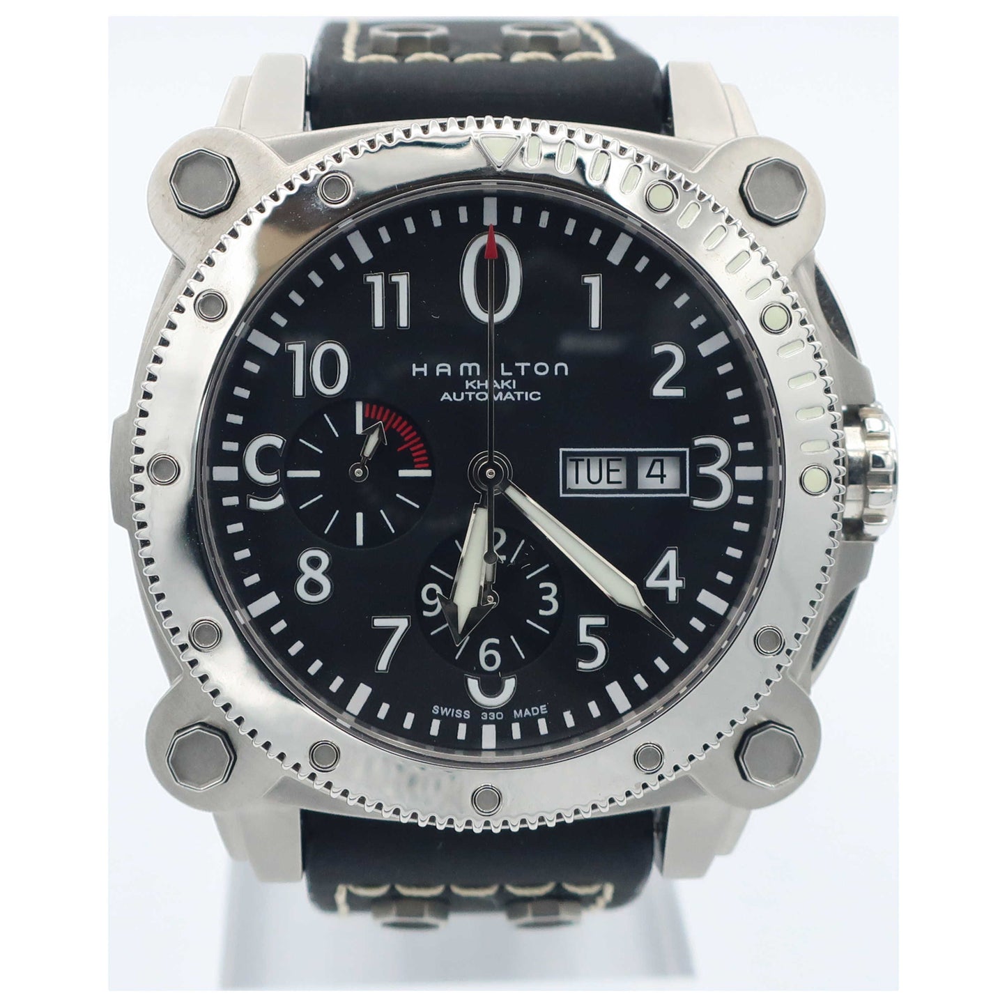 Front view of Hamilton Khaki Navy Men's Automatic Watch H78616733-SDV