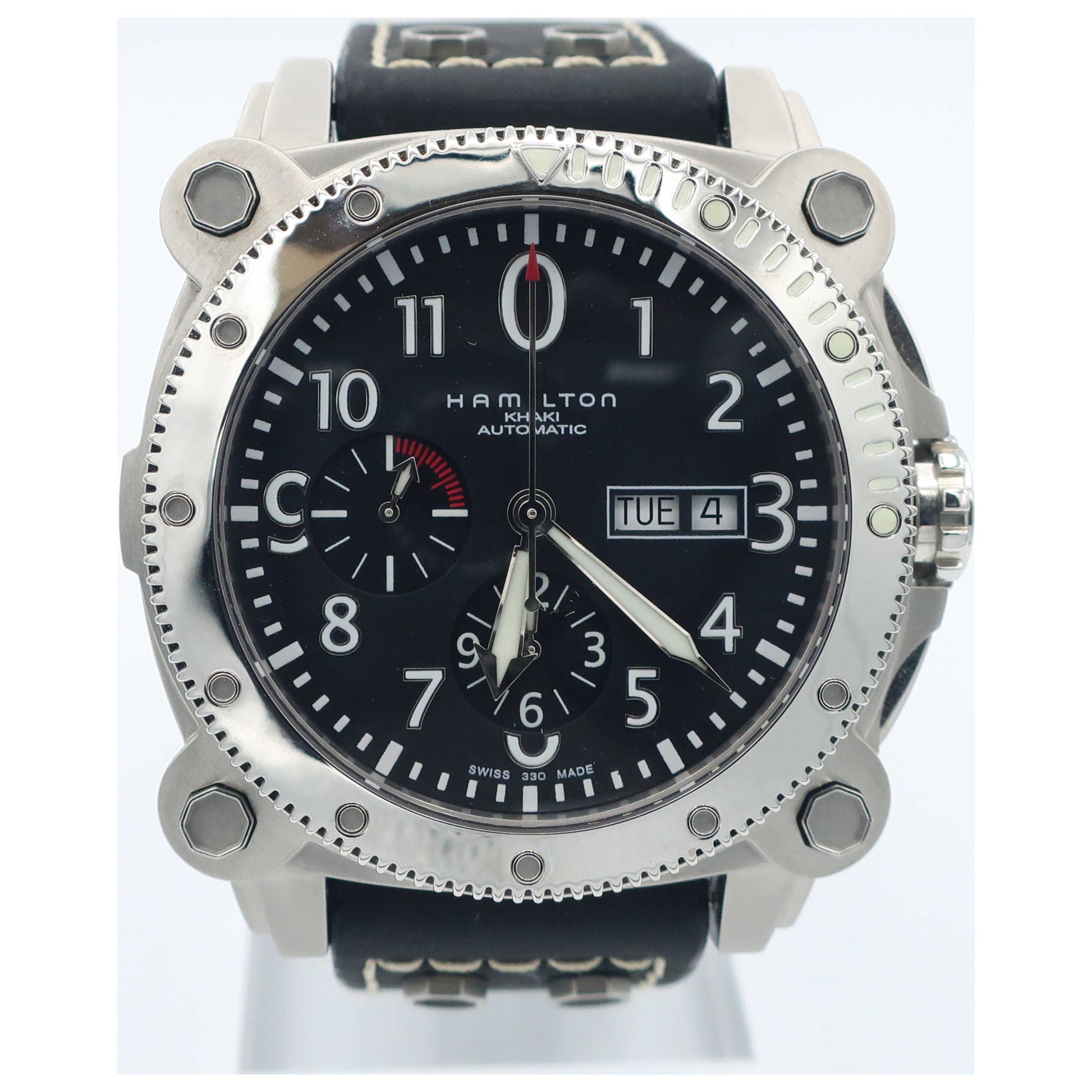 Front view of Hamilton Khaki Navy Men's Automatic Watch H78616733-SDV