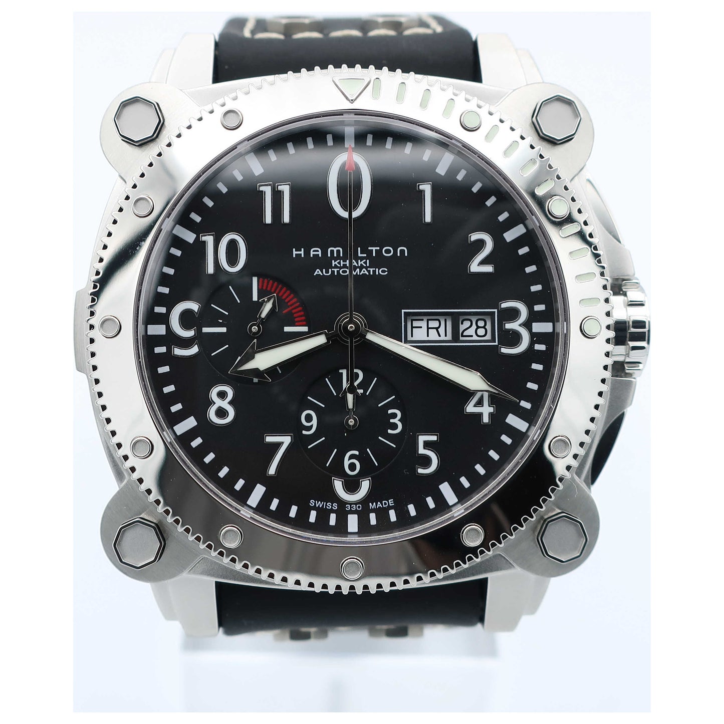 Front view of Hamilton Khaki Navy Men's Automatic Watch H78616733-SD