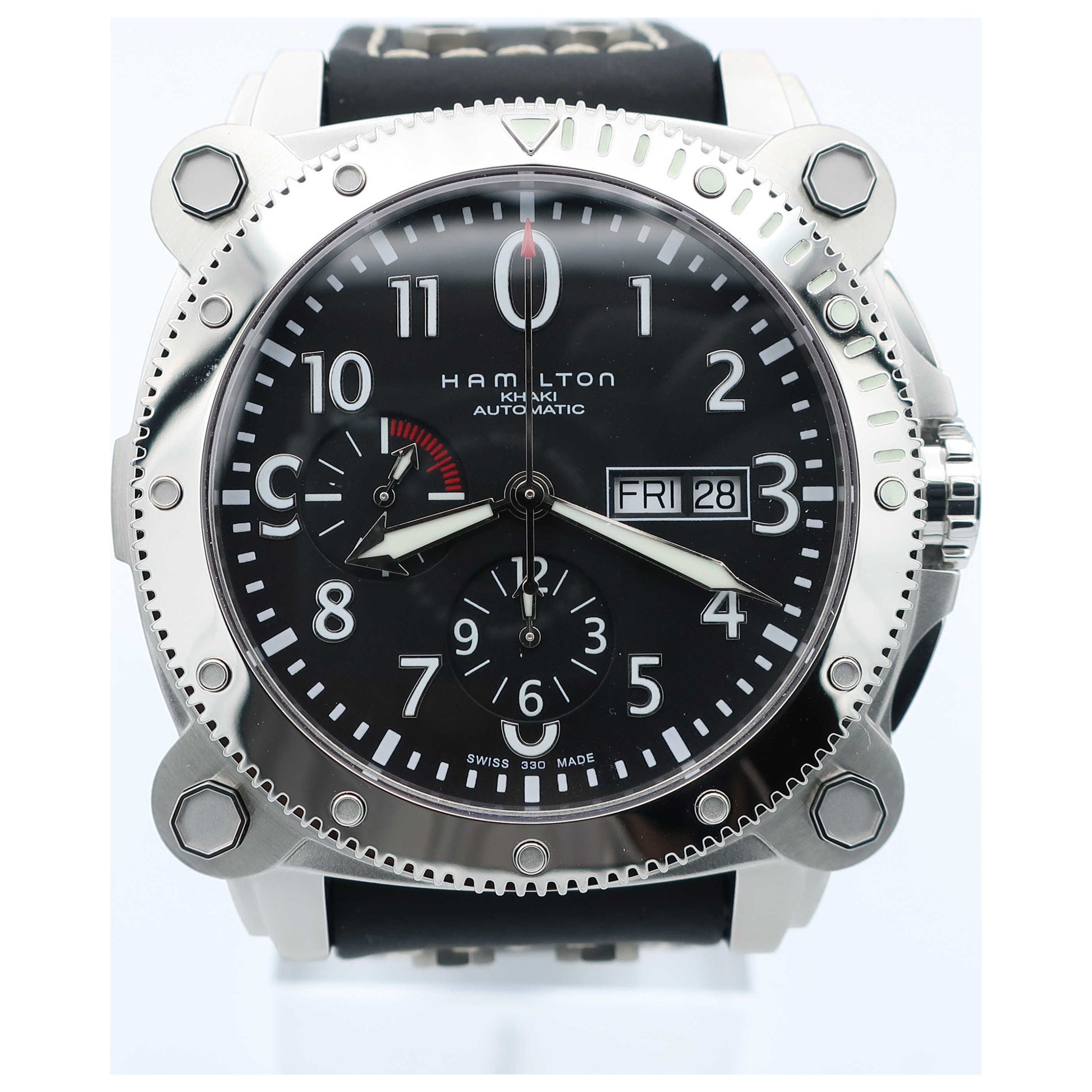Front view of Hamilton Khaki Navy Men's Automatic Watch H78616733-SD