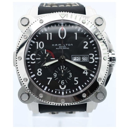 Front view of Hamilton Khaki Navy Men's Automatic Watch H78616733-SD