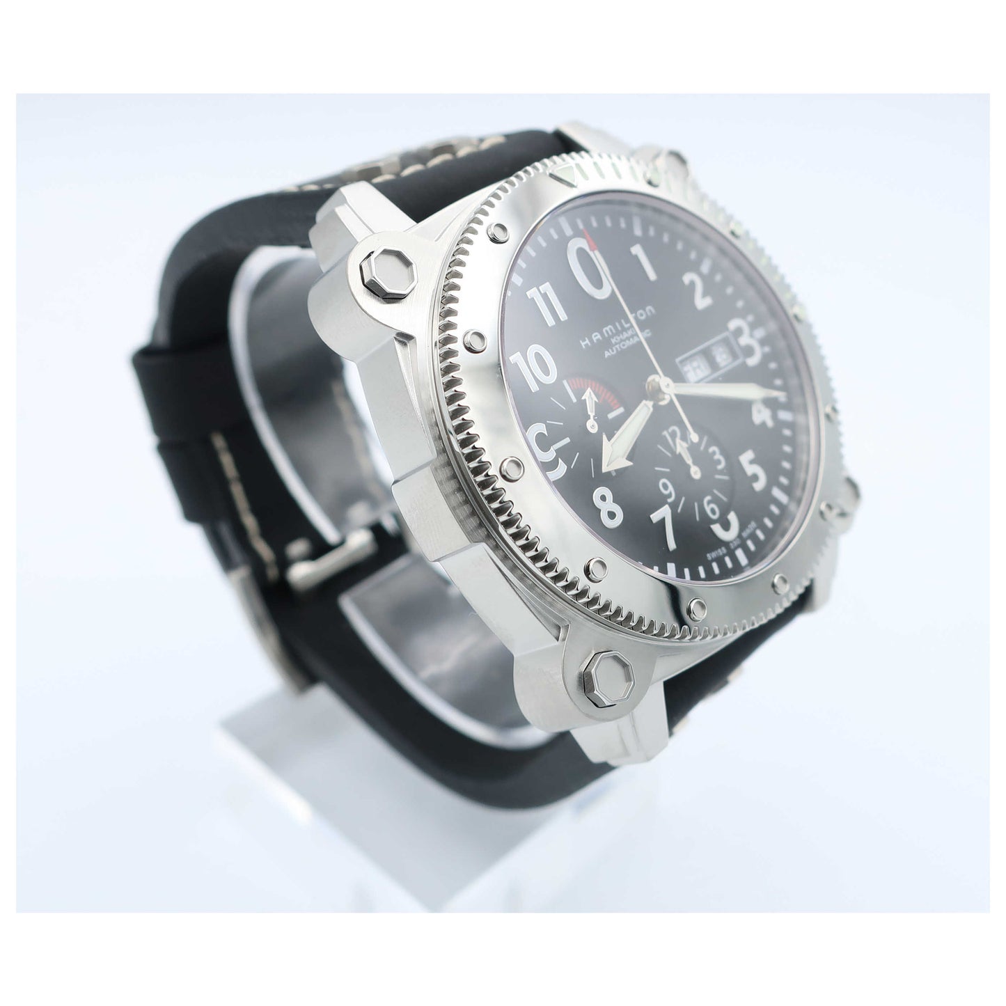 Hamilton Khaki Navy Men's Automatic Watch H78616733-SD - Image #3