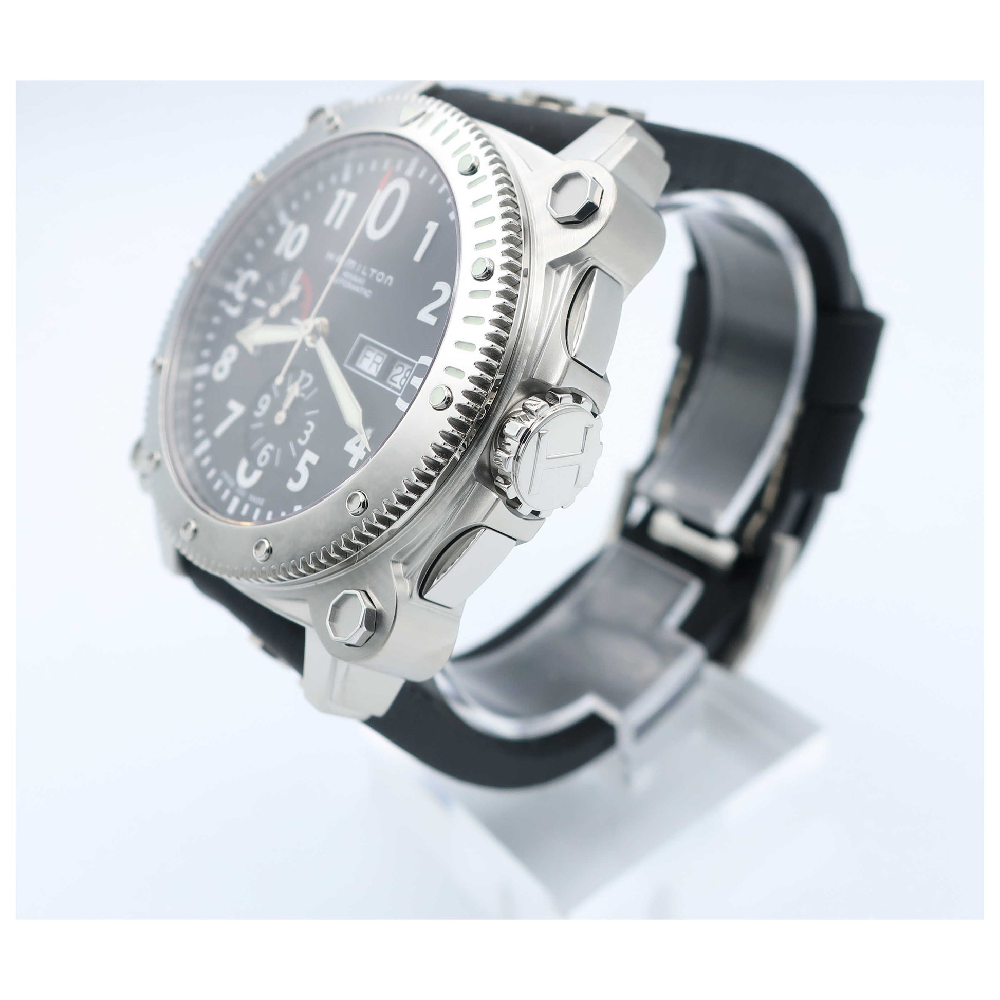 Hamilton Khaki Navy Men's Automatic Watch H78616733-SD - Image #4
