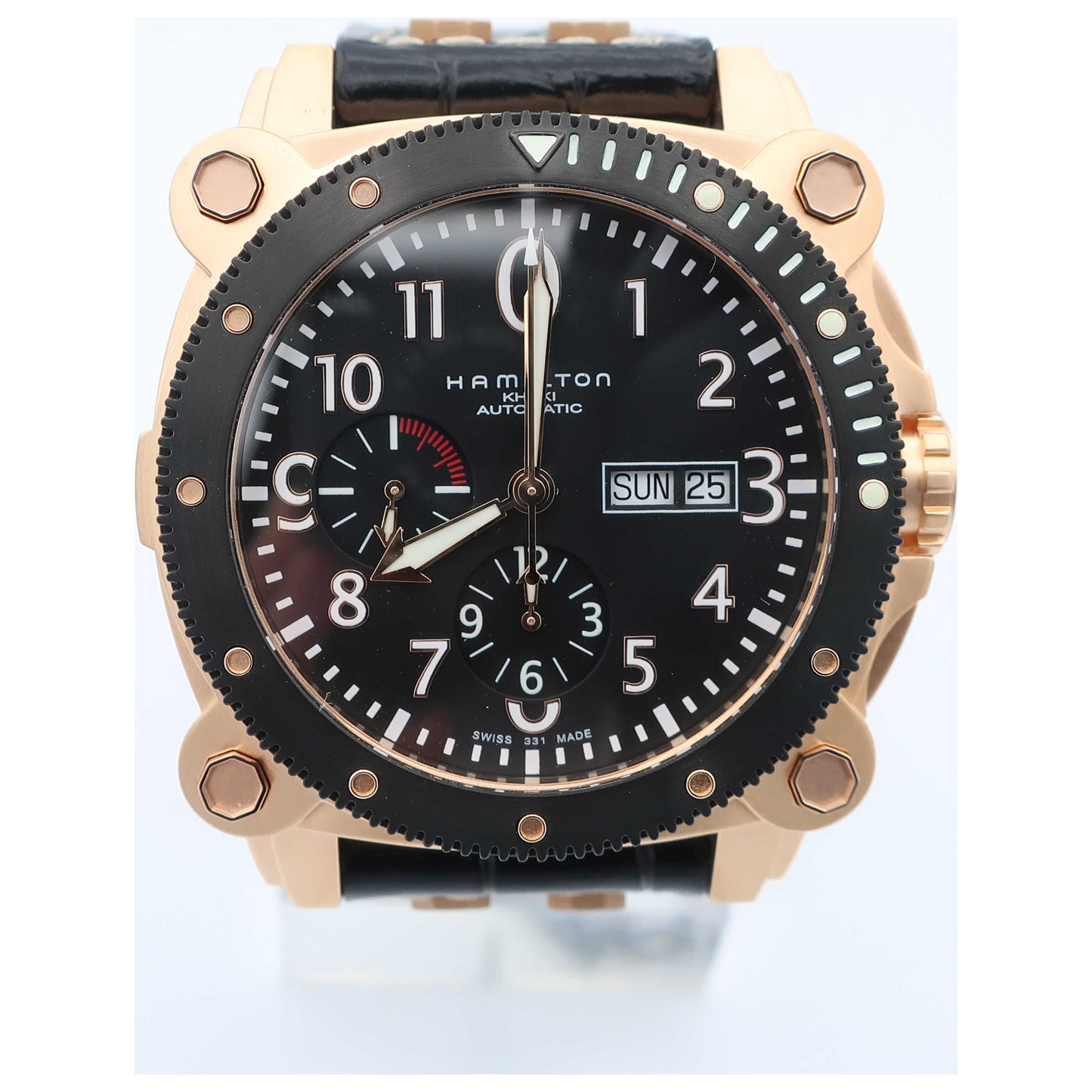 Front view of Hamilton Khaki Navy Men's Automatic Watch H78646733-SD