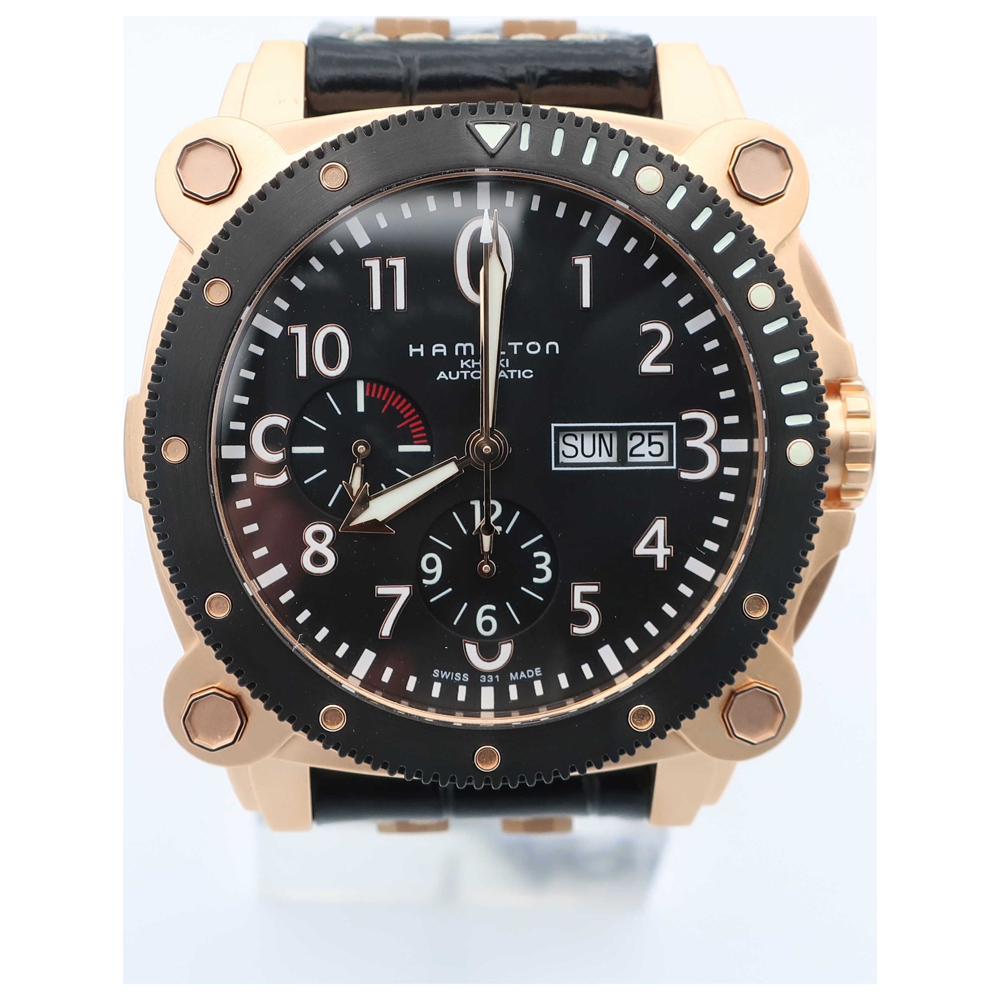 Front view of Hamilton Khaki Navy Men's Automatic Watch H78646733-SD