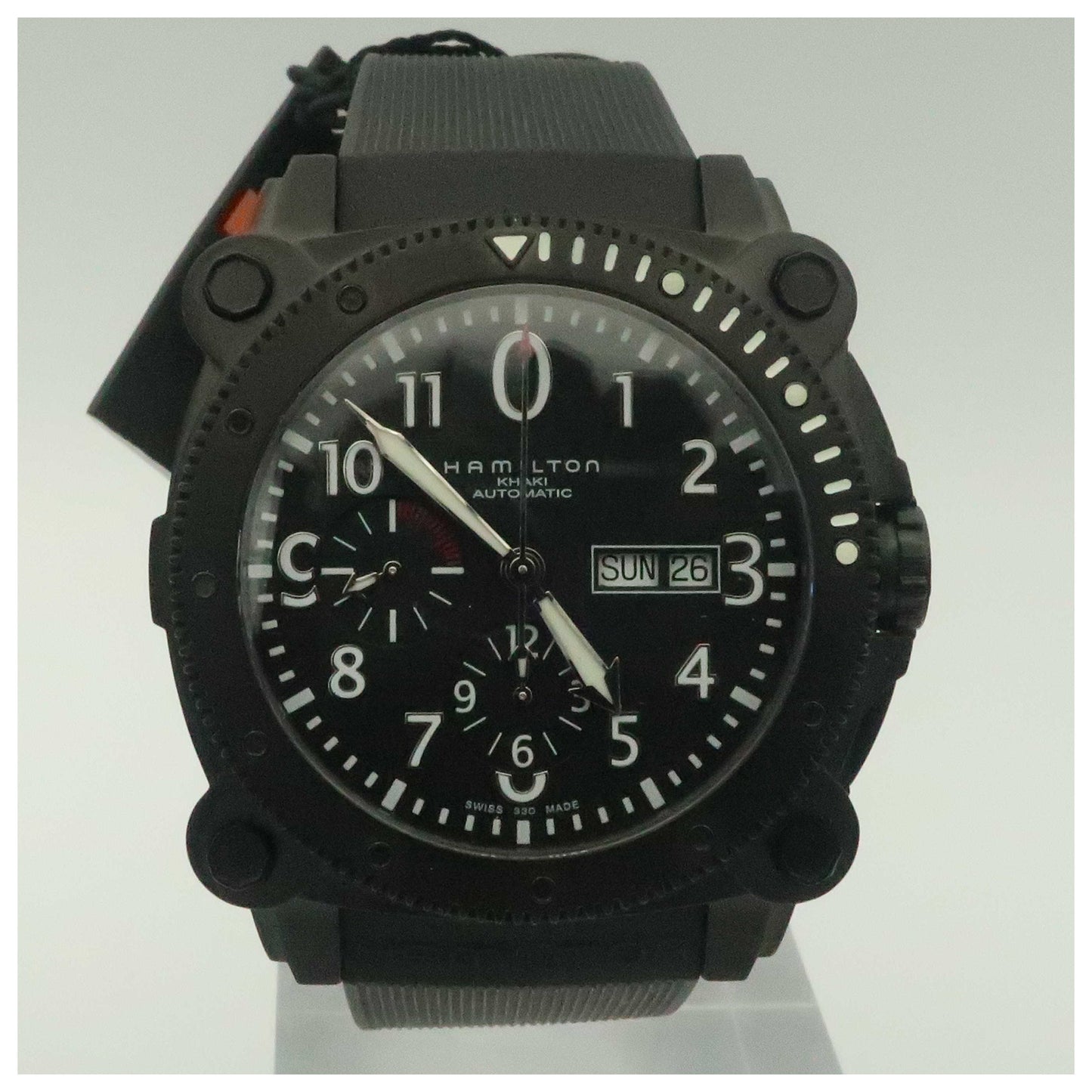 Front view of Hamilton Khaki Navy Men's Automatic Watch H78686333-PO