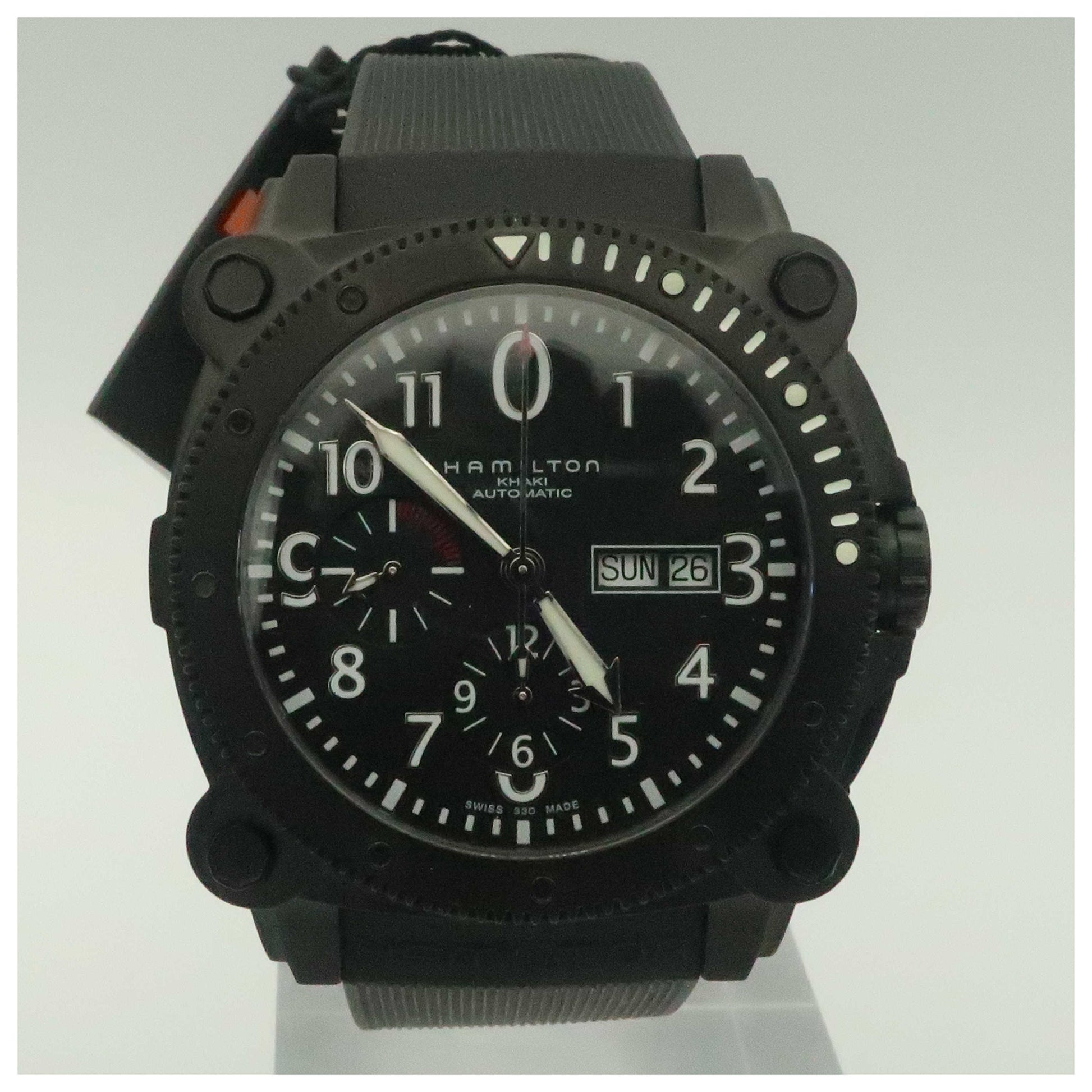 Front view of Hamilton Khaki Navy Men's Automatic Watch H78686333-PO