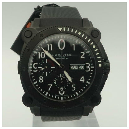 Front view of Hamilton Khaki Navy Men's Automatic Watch H78686333-PO