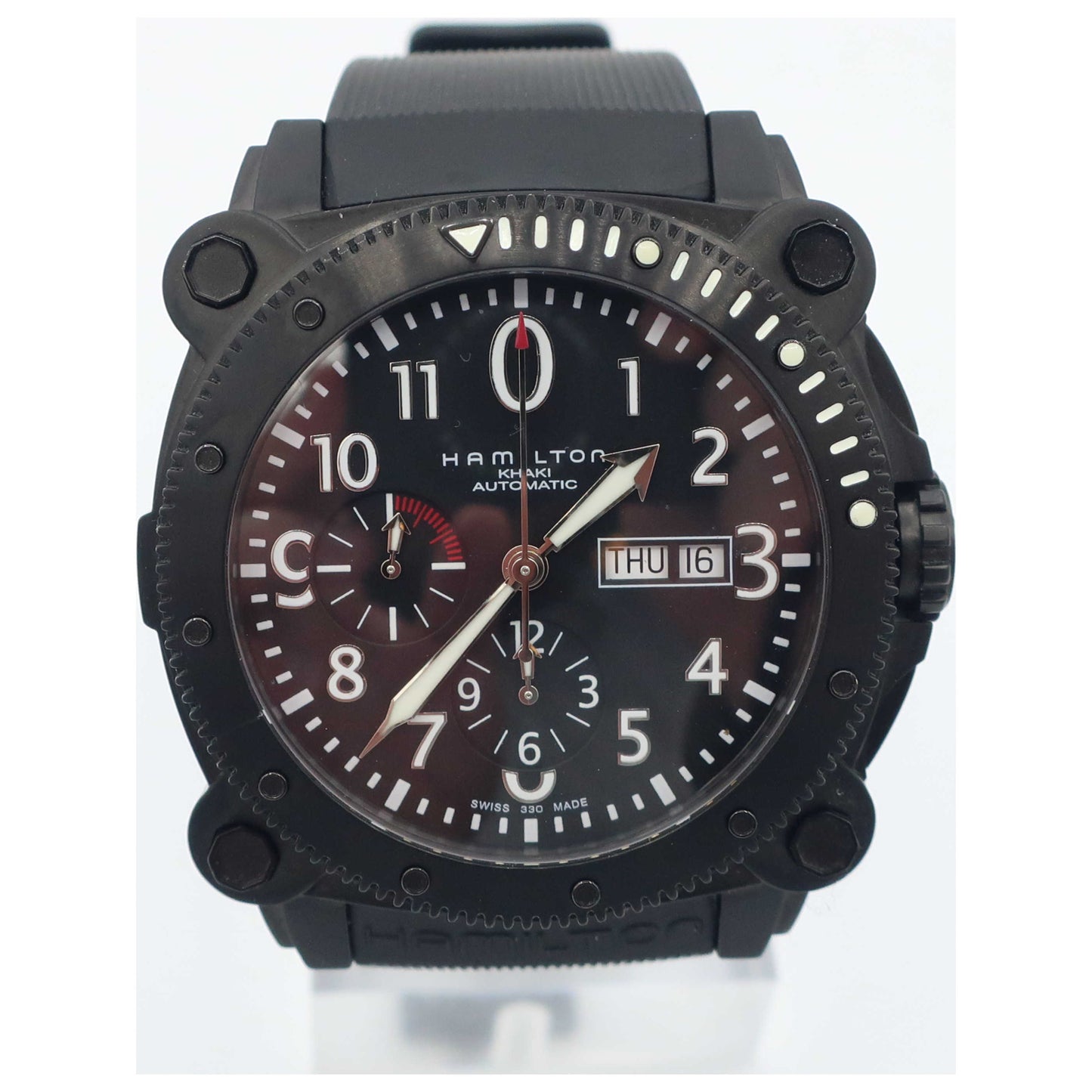 Front view of Hamilton Khaki Navy Men's Automatic Watch H78686333-SDV