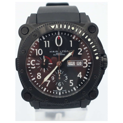 Front view of Hamilton Khaki Navy Men's Automatic Watch H78686333-SDV