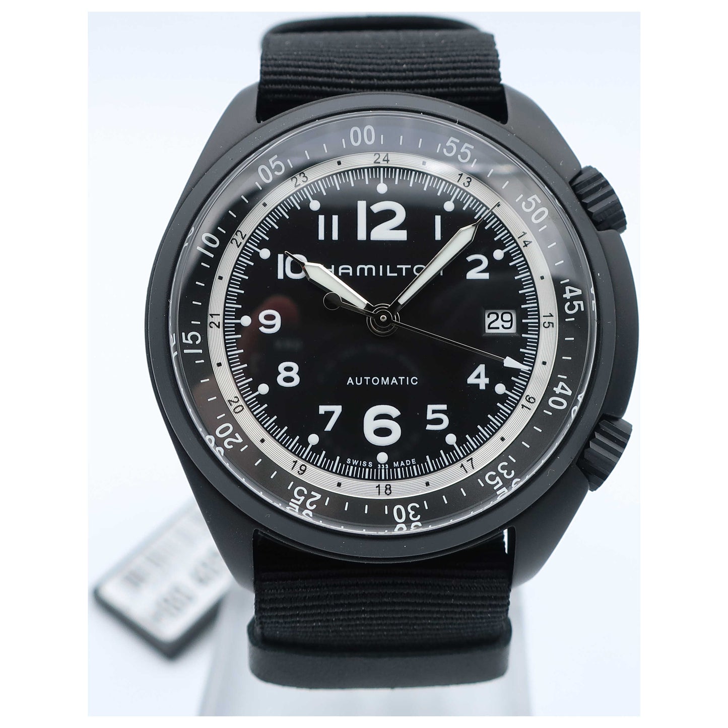 Front view of Hamilton Khaki Aviation Men's Automatic Watch H80485835-SD