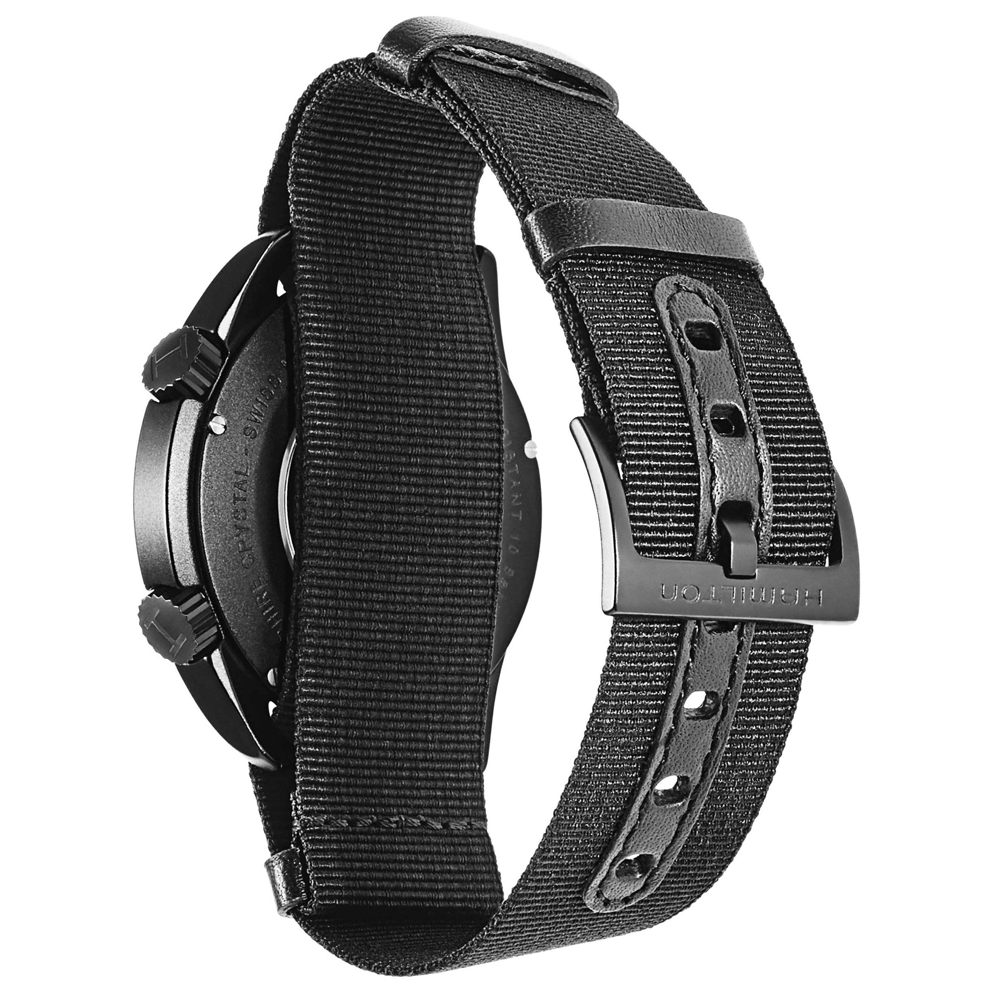 Back view of Hamilton Khaki Aviation Men's Automatic Watch H80485835