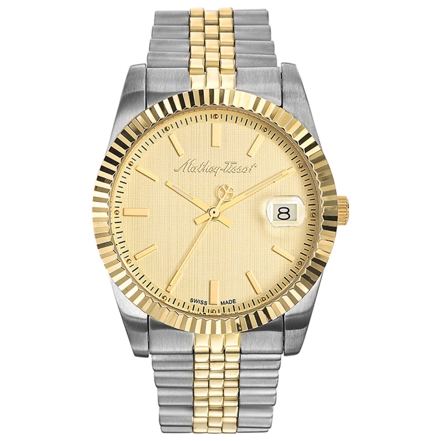Front view of Mathey Tissot Mathy III Men's Quartz Watch H810BDI