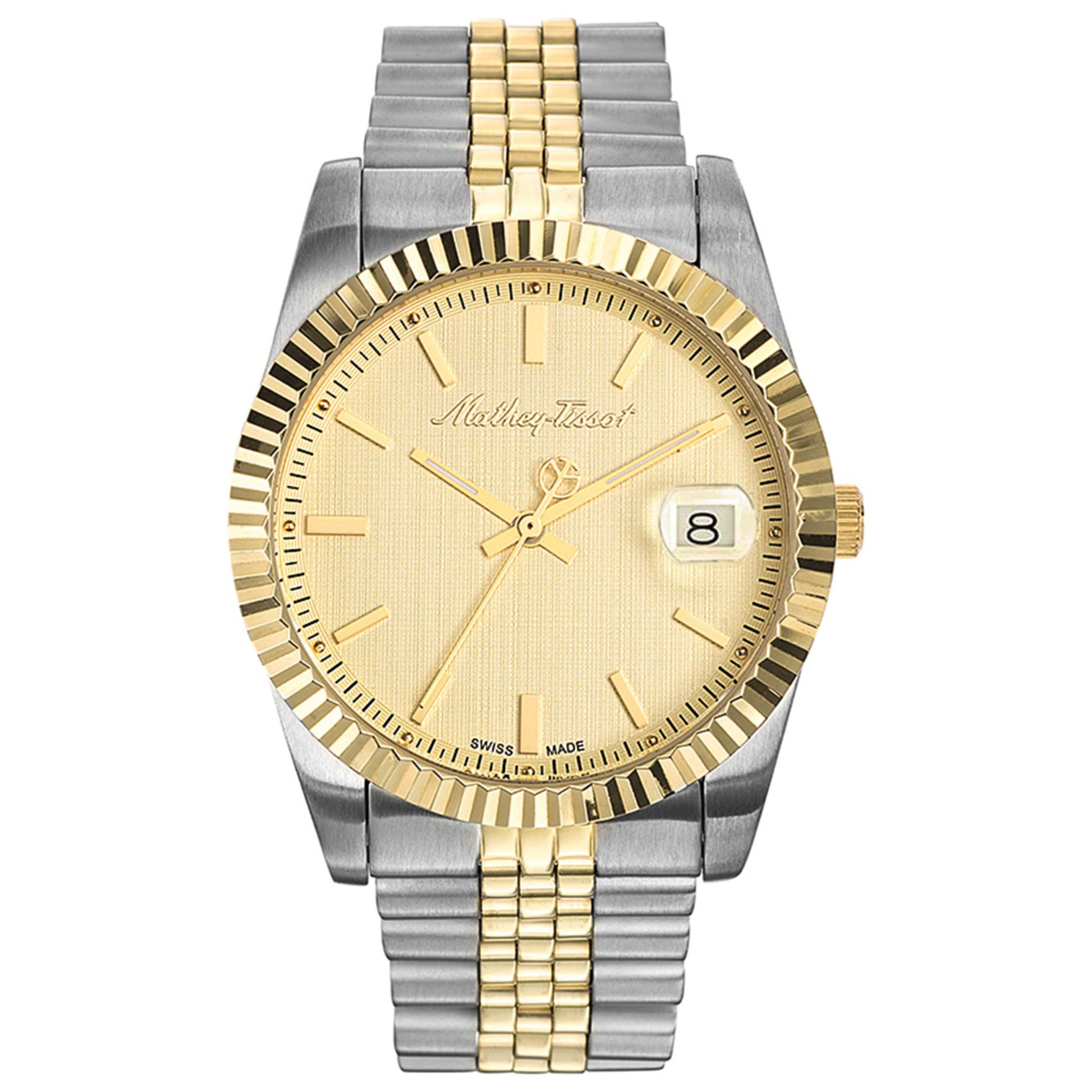 Front view of Mathey Tissot Mathy III Men's Quartz Watch H810BDI