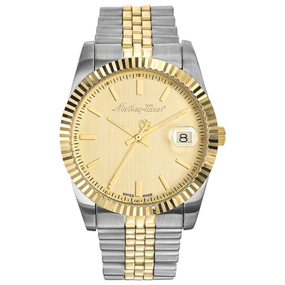 Front view of Mathey Tissot Mathy III Men's Quartz Watch H810BDI