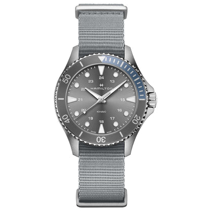Front view of Hamilton Khaki Navy Men's Quartz Watch H82211981