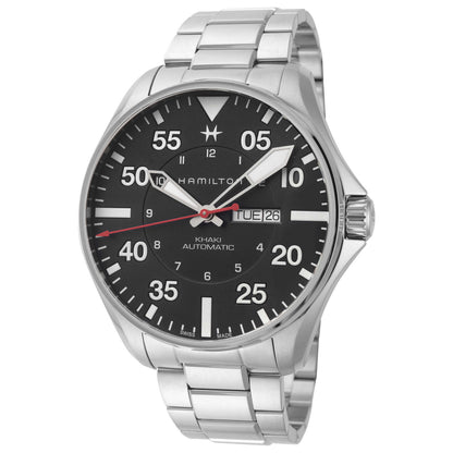 Front view of Hamilton Khaki Aviation Men's Automatic Watch H89725141