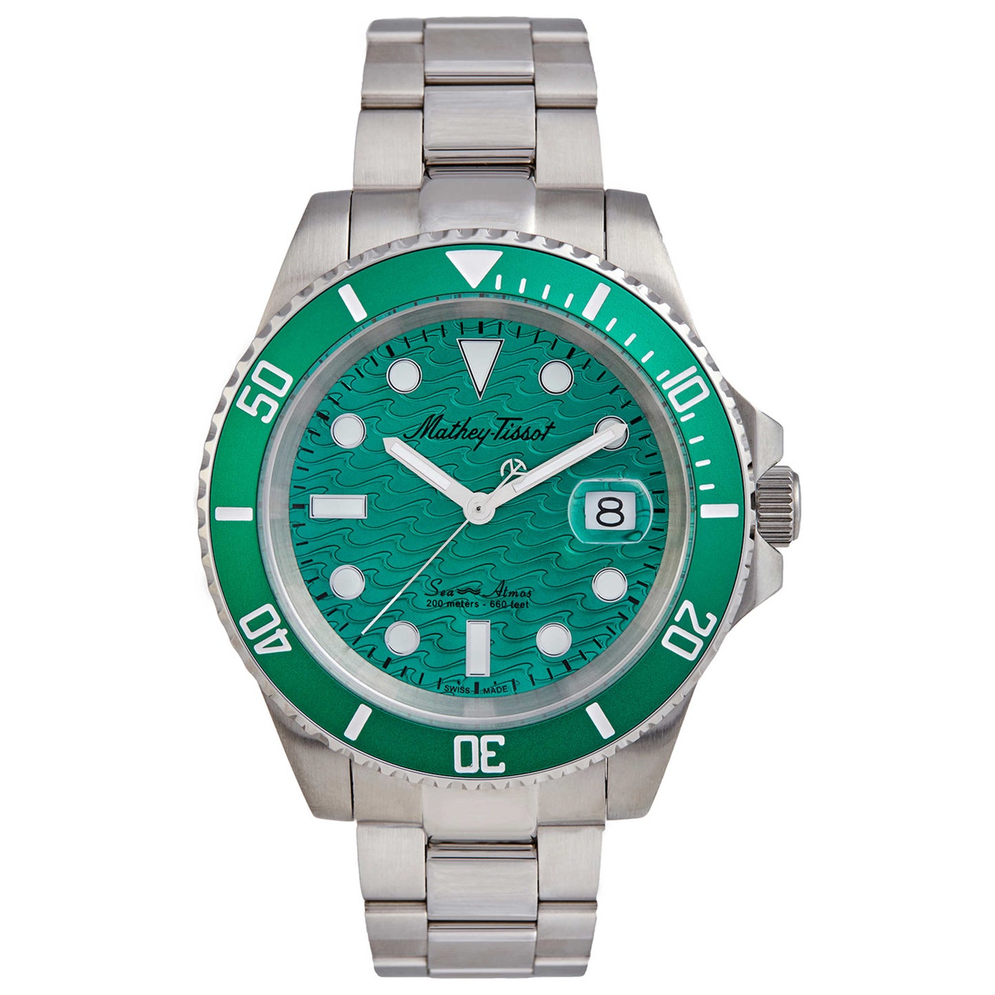 Front view of Mathey Tissot Mathy Sea Men's Quartz Watch H906ZAV